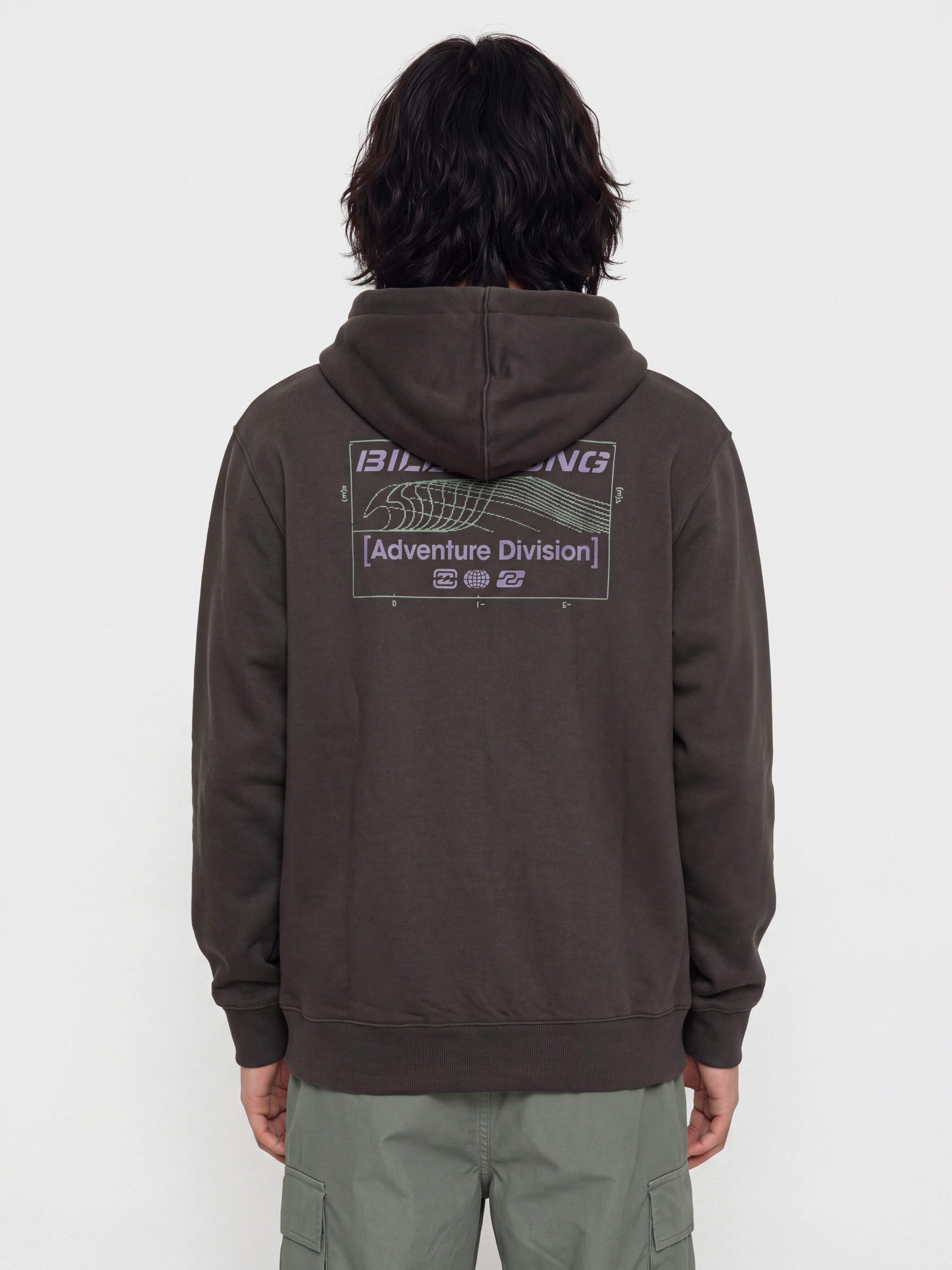 Bluza z kapturem Billabong Compass HD (washed black)