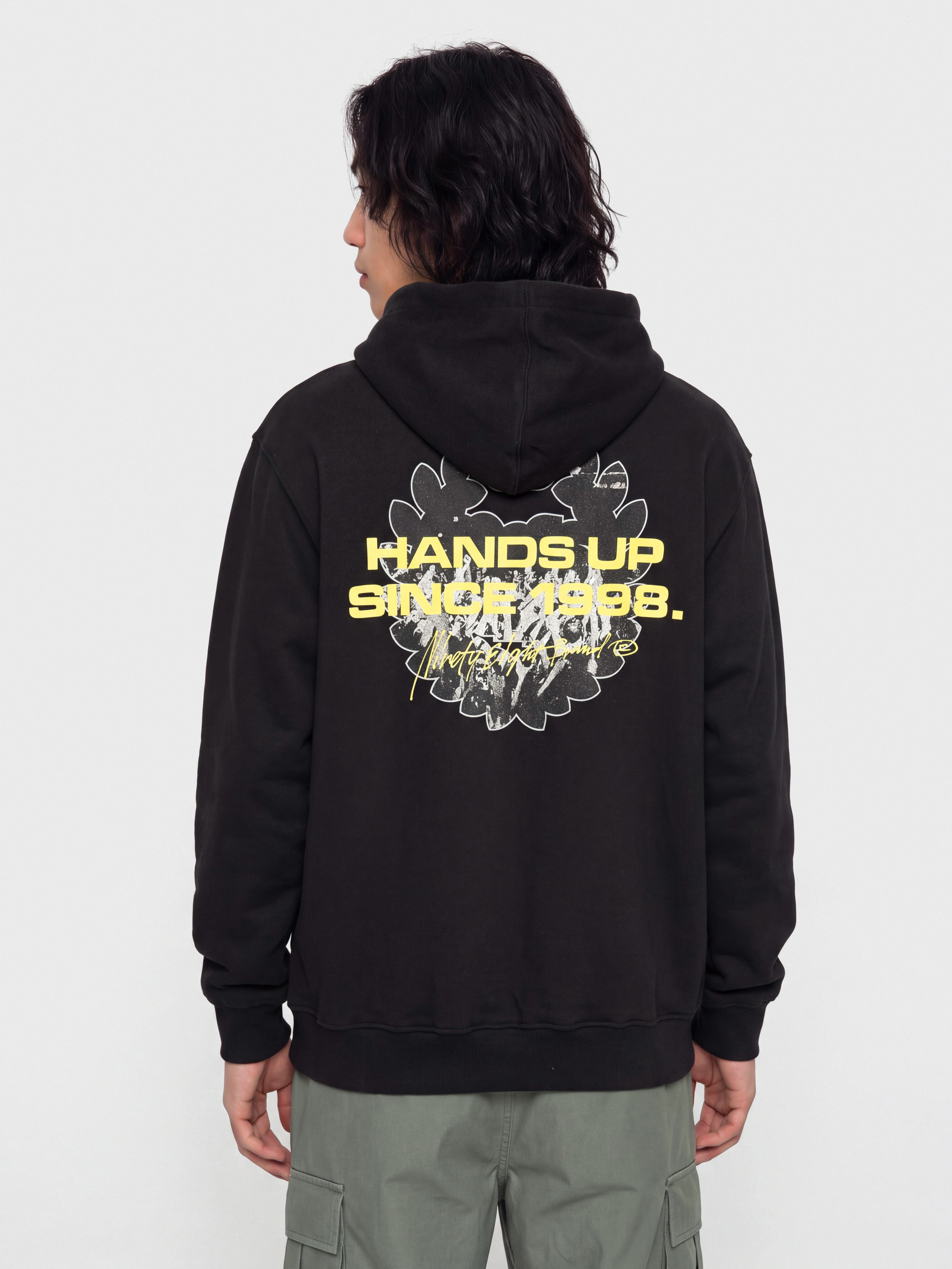 Bluza z kapturem MassDnm Hands Up HD (black)