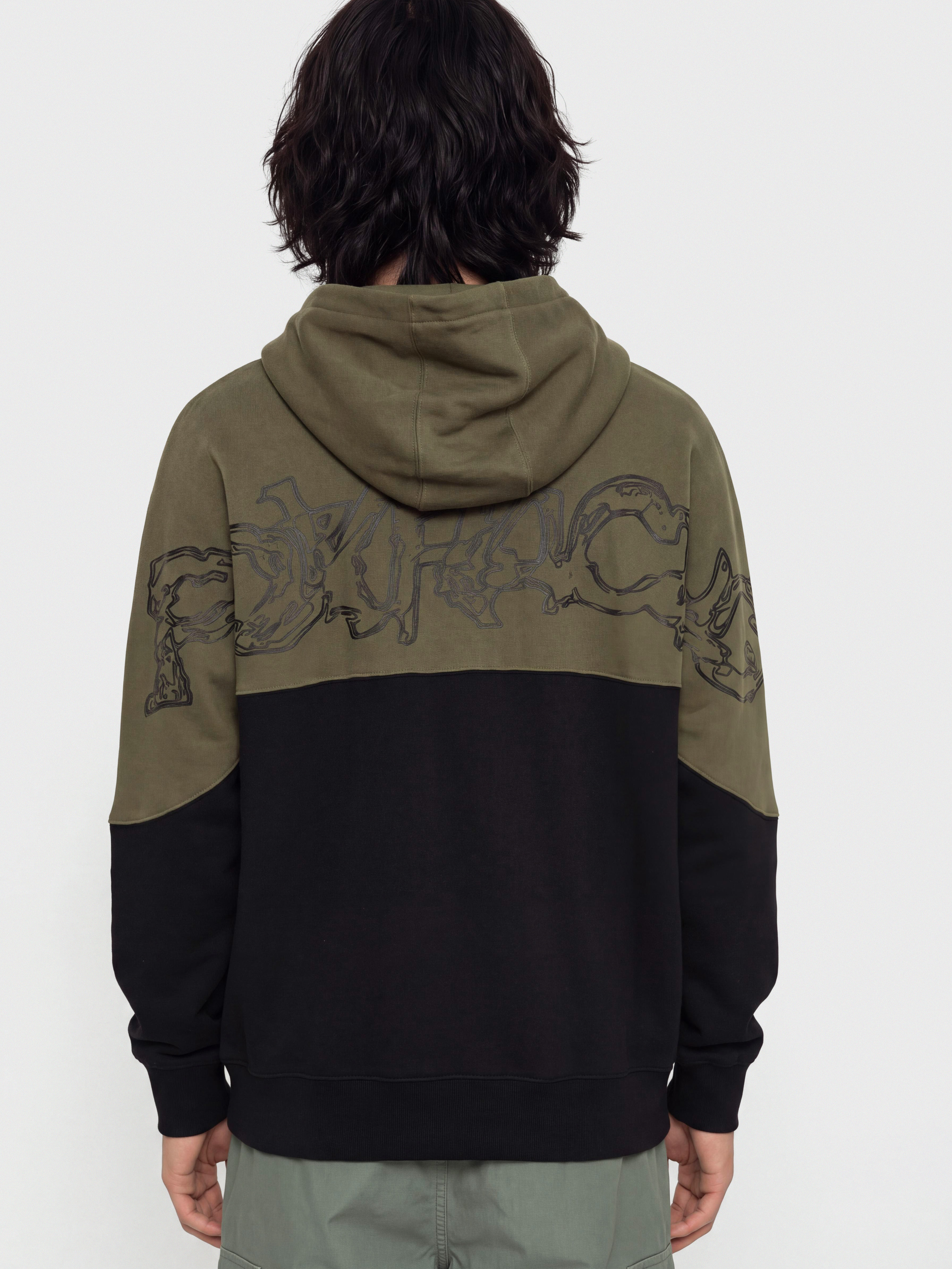 Bluza z kapturem Fox Abyss HD (olive green)