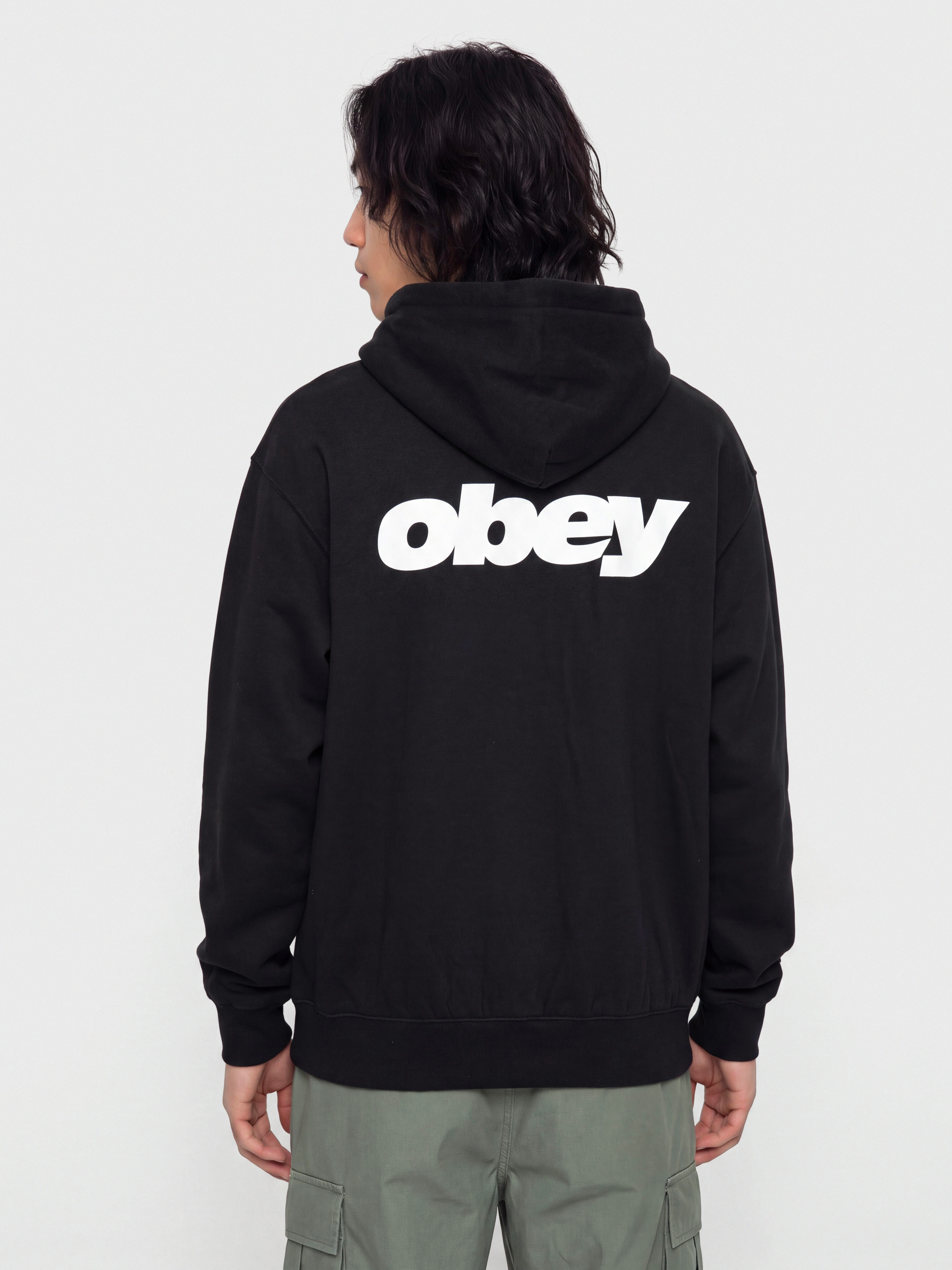 Bluza z kapturem OBEY League HD (black)