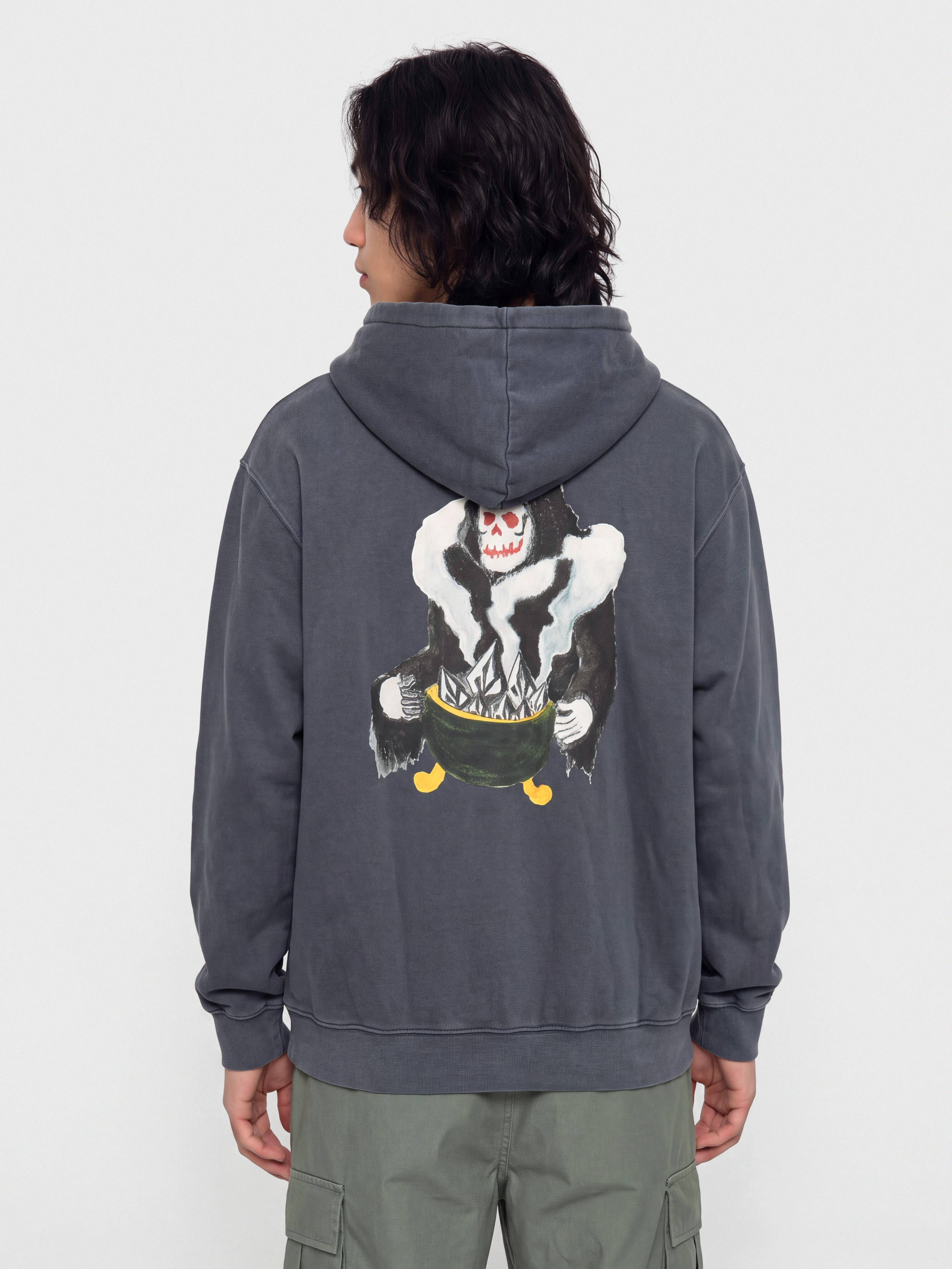 Bluza z kapturem Volcom Boiler HD (storm blue)