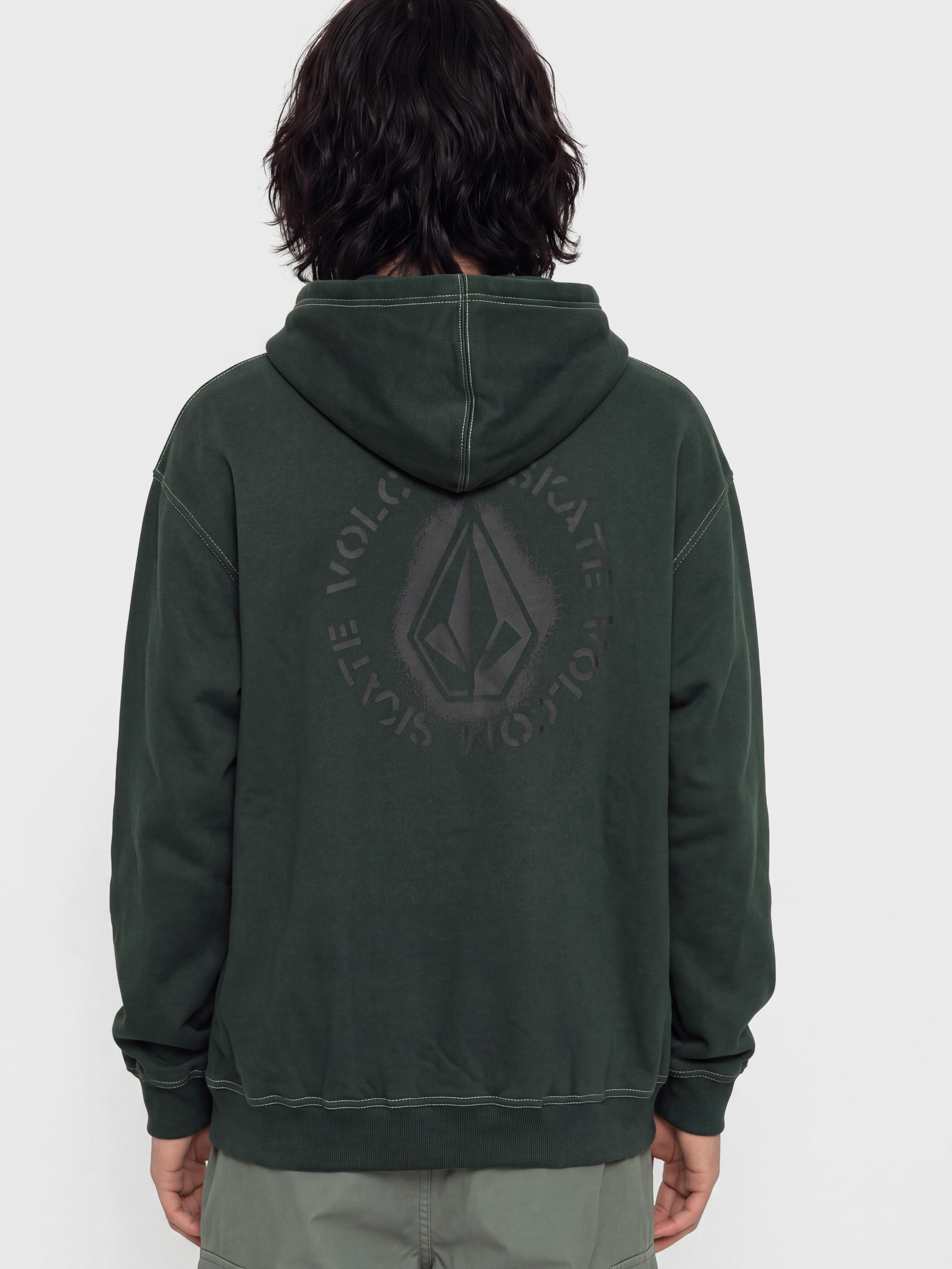Bluza z kapturem Volcom Skidder HD (scarab)