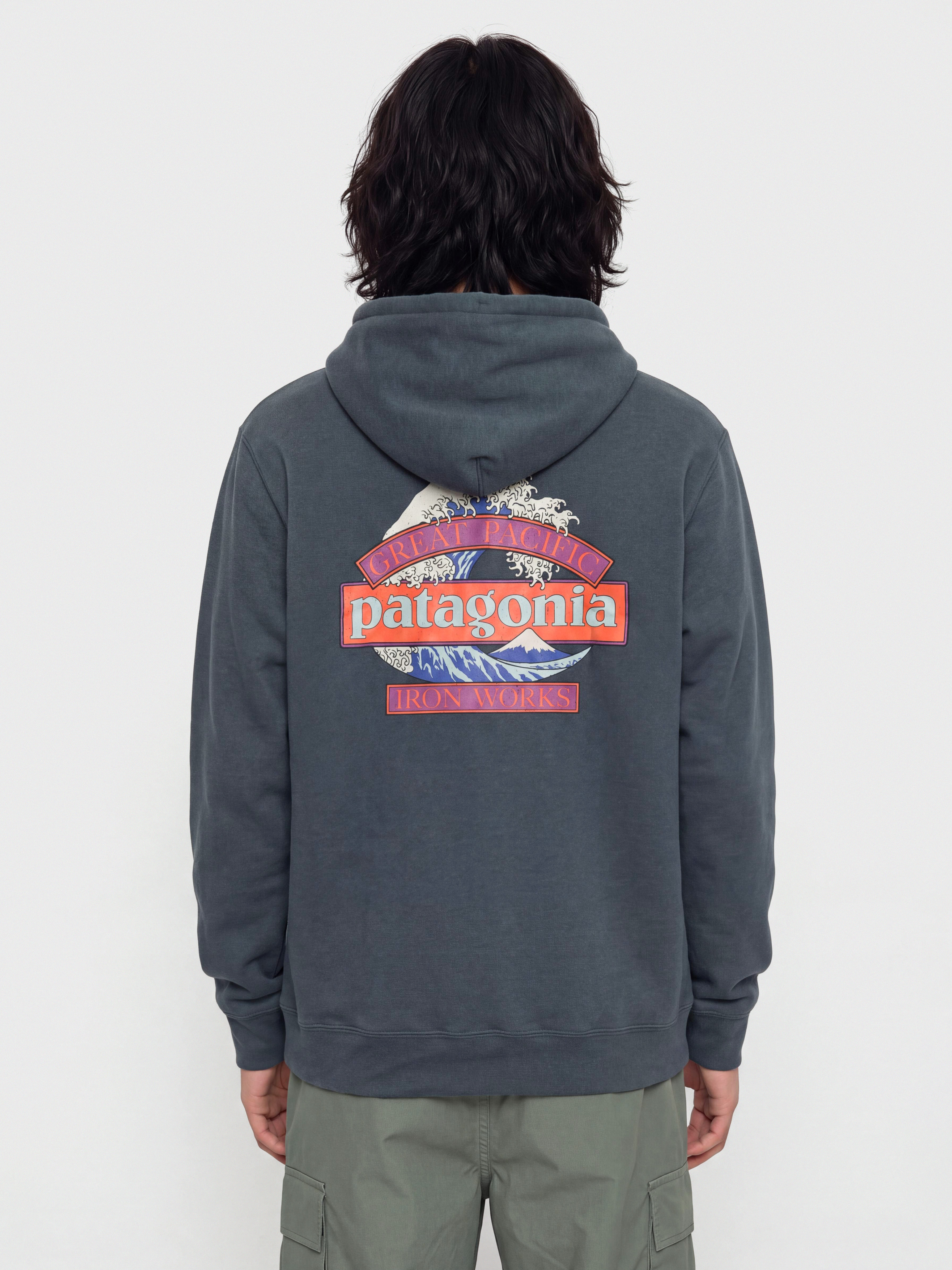 Bluza z kapturem Patagonia Great Waves Uprisal HD (summit blue)