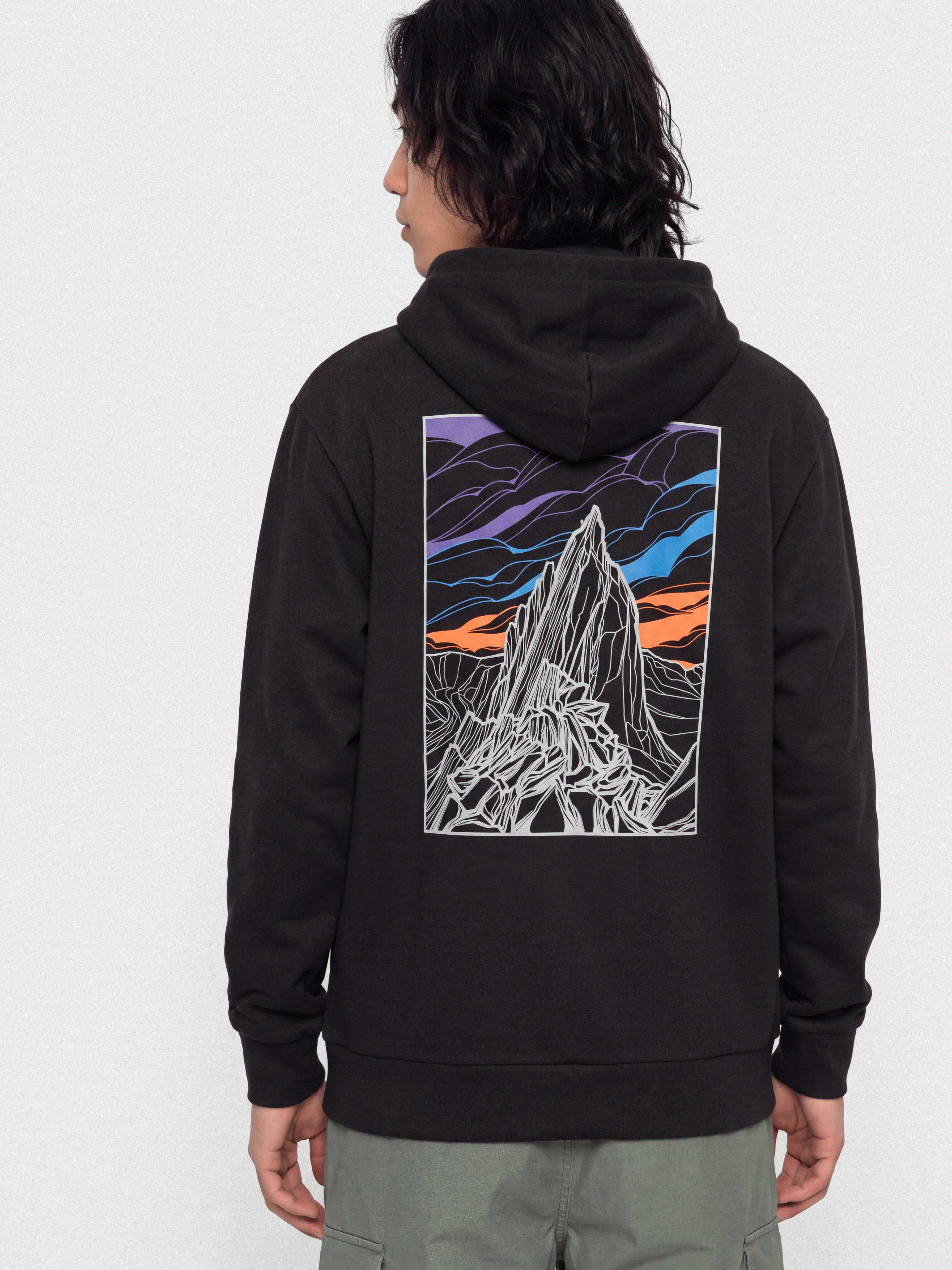 Bluza z kapturem Patagonia Cloud Crag Daily HD (black)