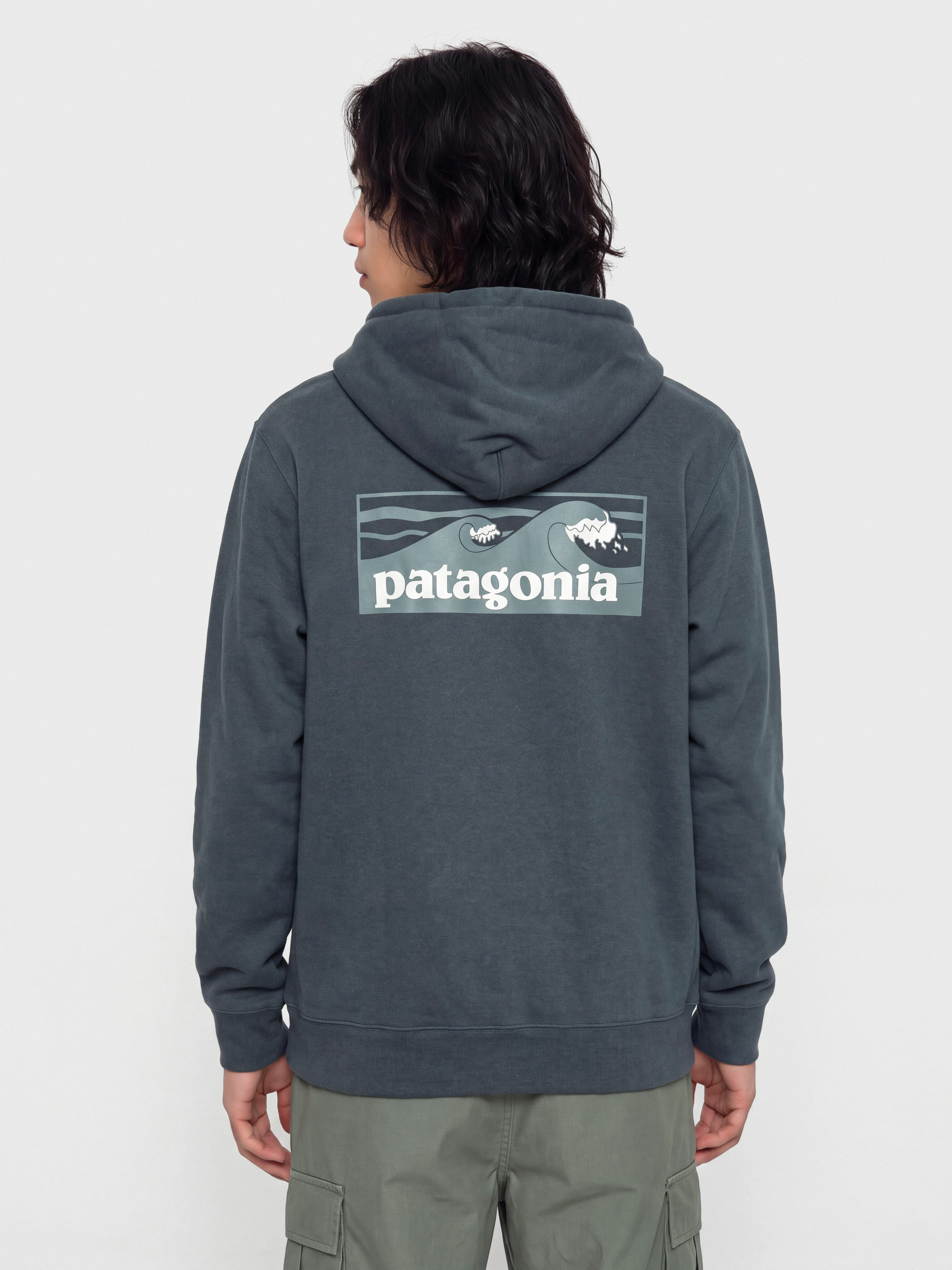 Bluza z kapturem Patagonia Boardshort Logo Uprisal HD (summit blue)