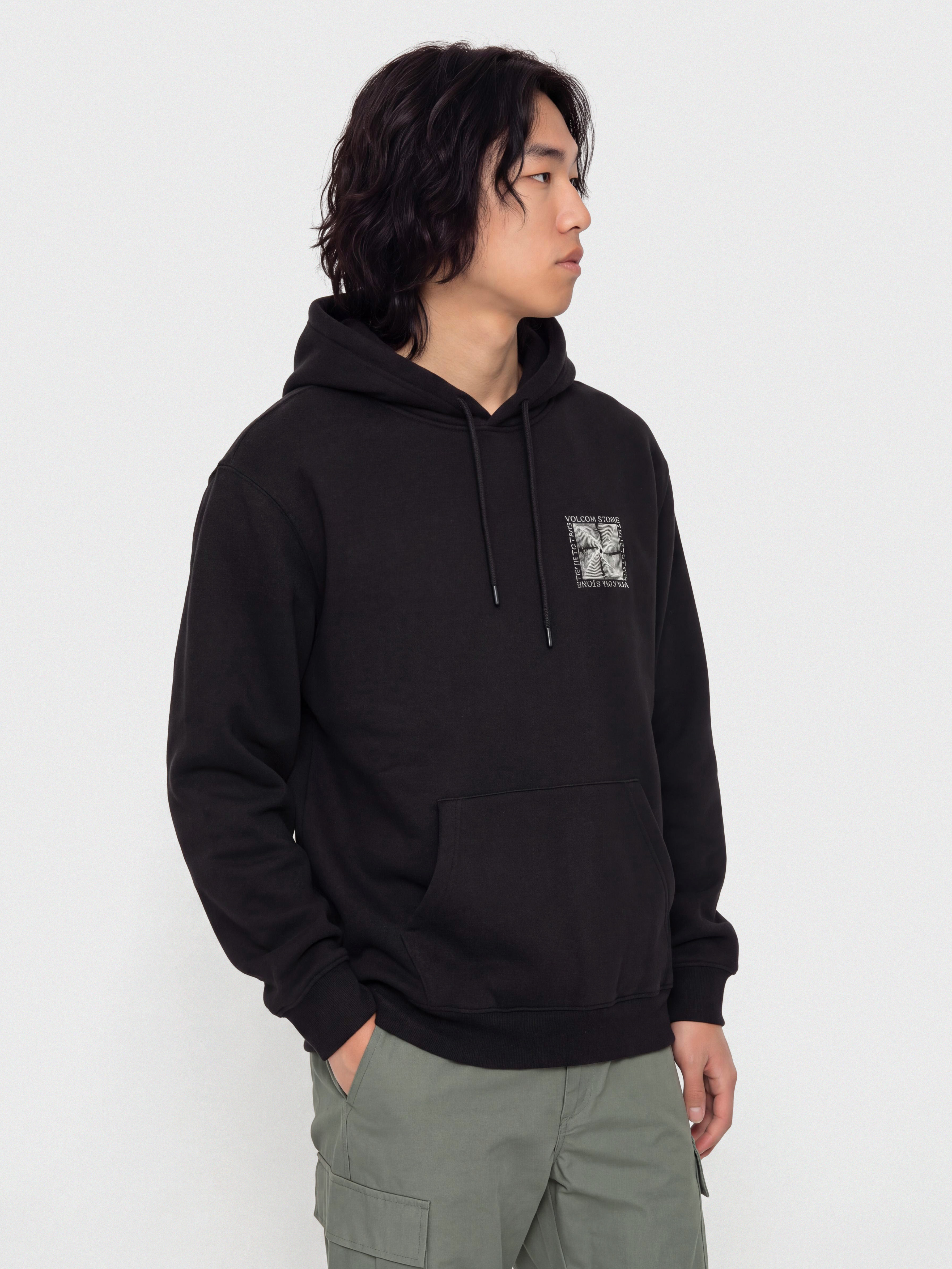 Bluza z kapturem Volcom Watanite HD (black)