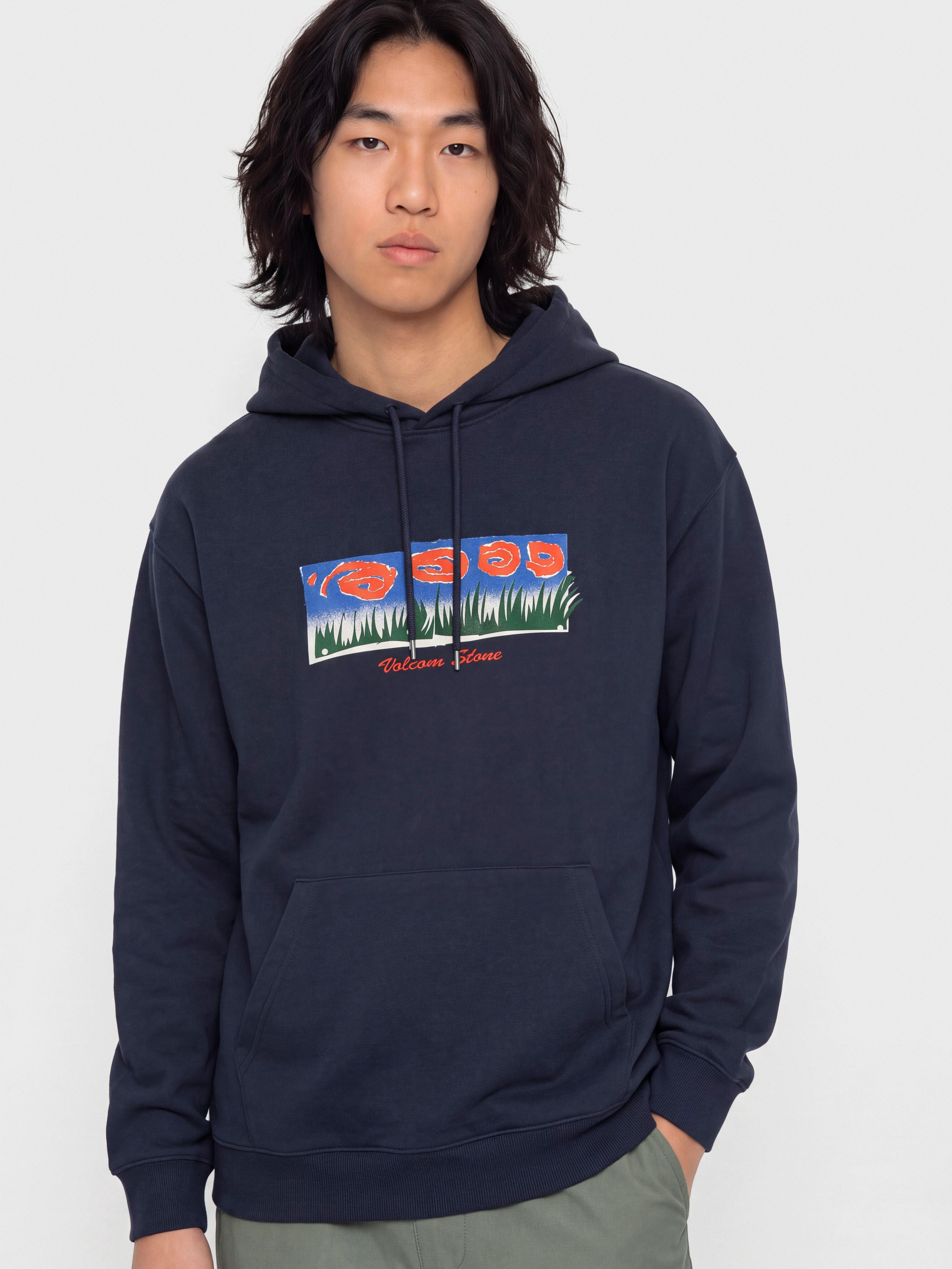 Bluza z kapturem Volcom Fa Carrau HD (marine)