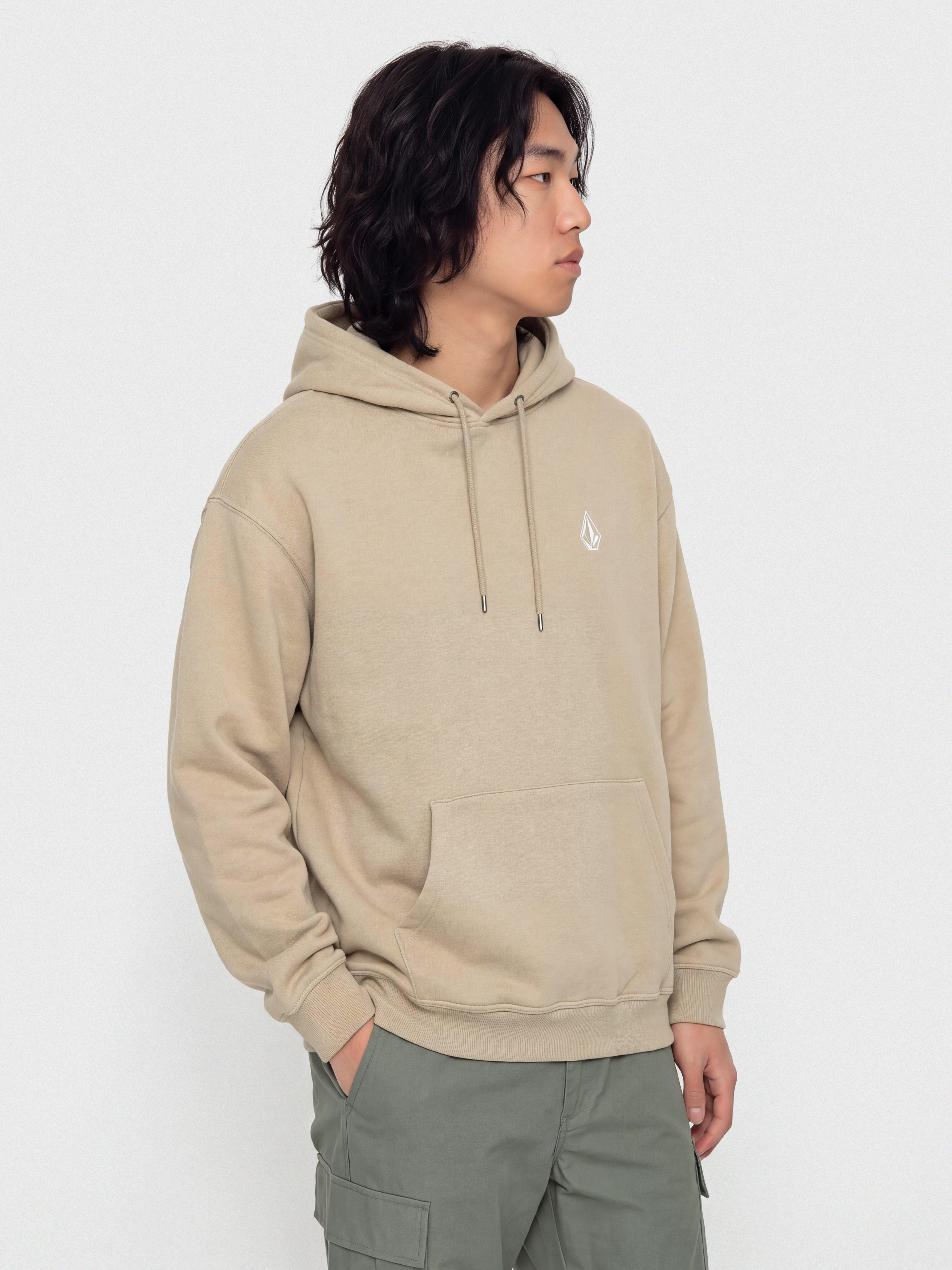 Bluza z kapturem Volcom Skidder HD (light khaki)