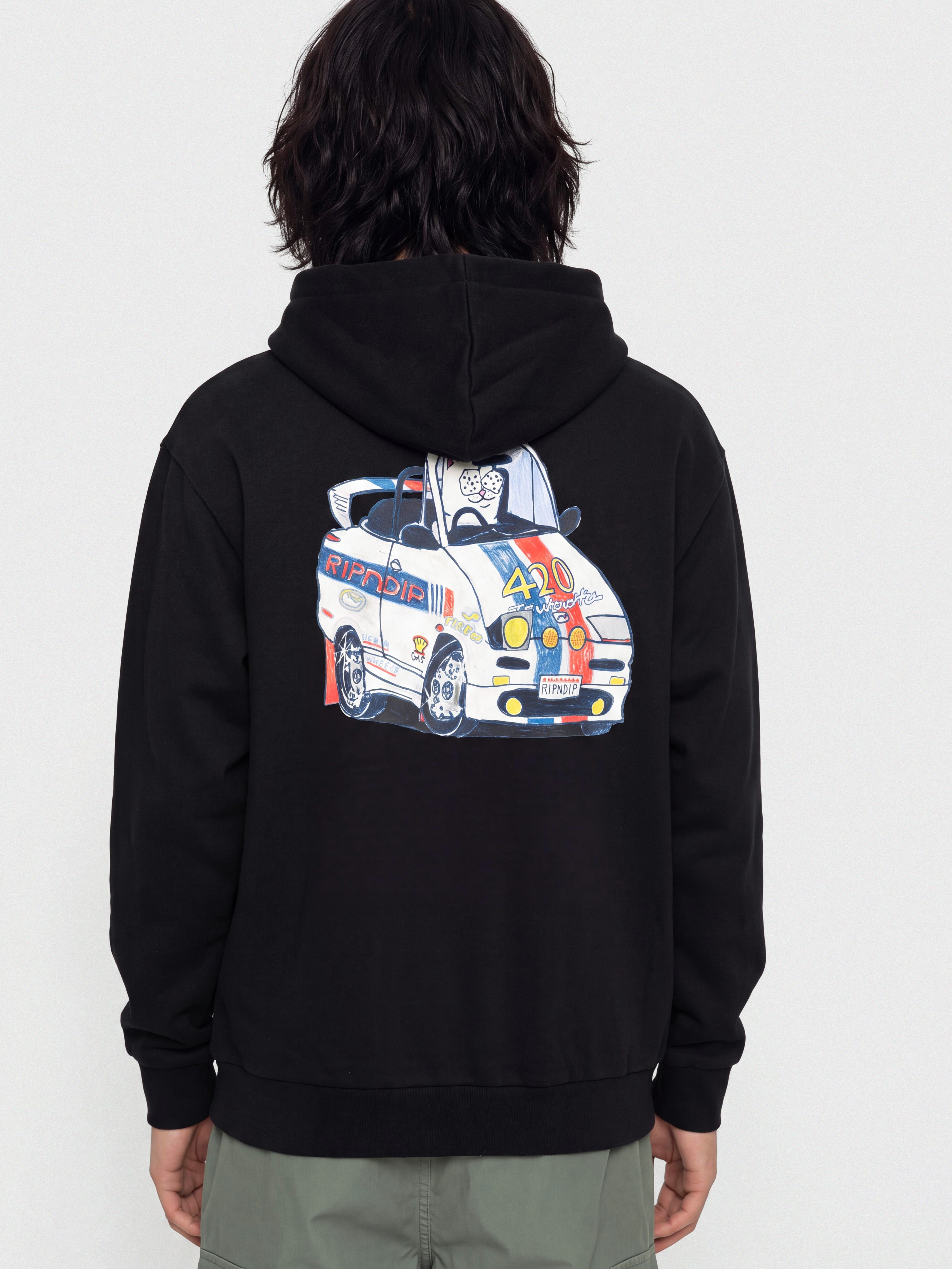 Bluza z kapturem RipNDip 420 MPH HD (black)