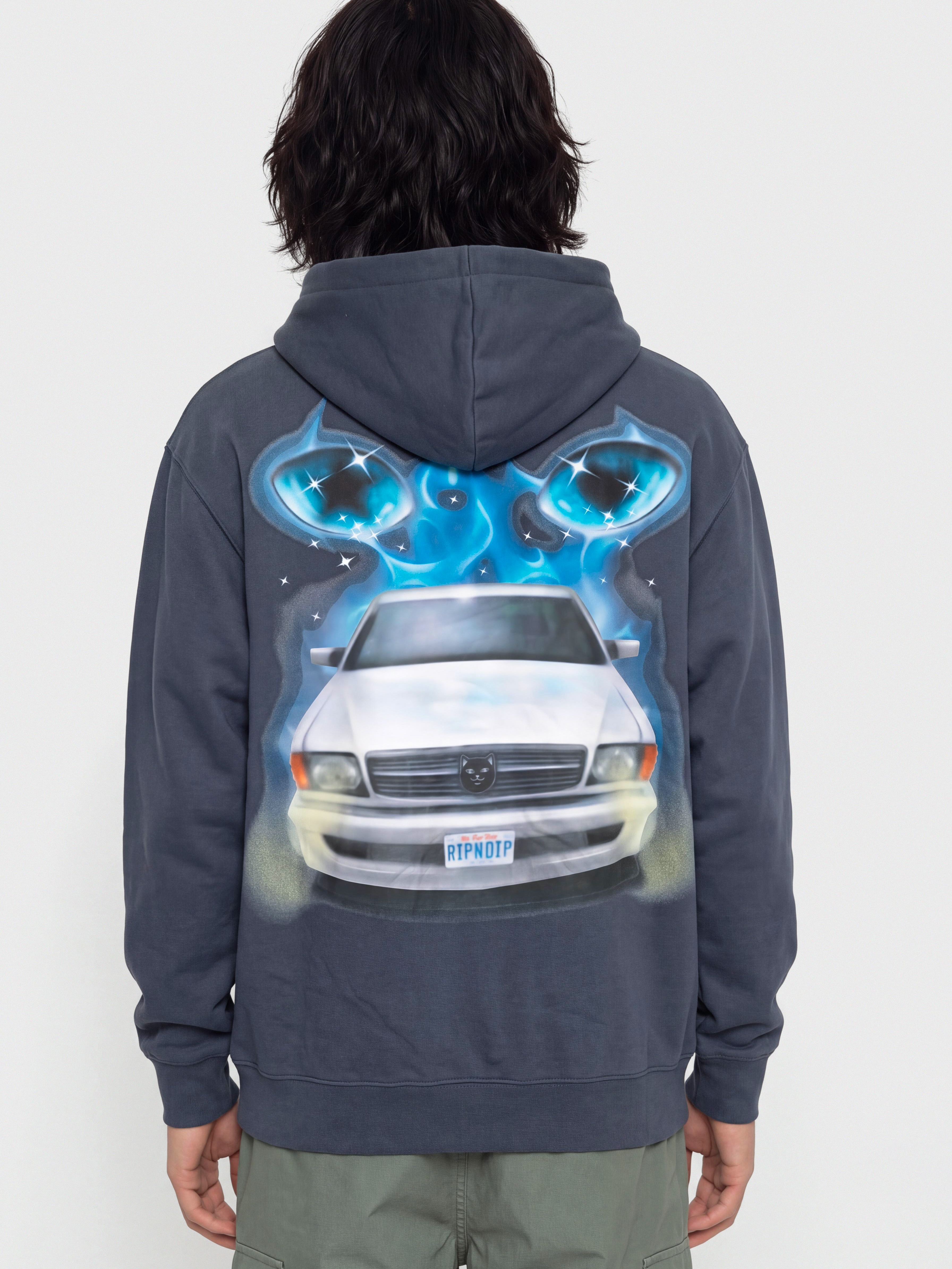 Bluza z kapturem RipNDip Ride Or Die HD (dark slate)