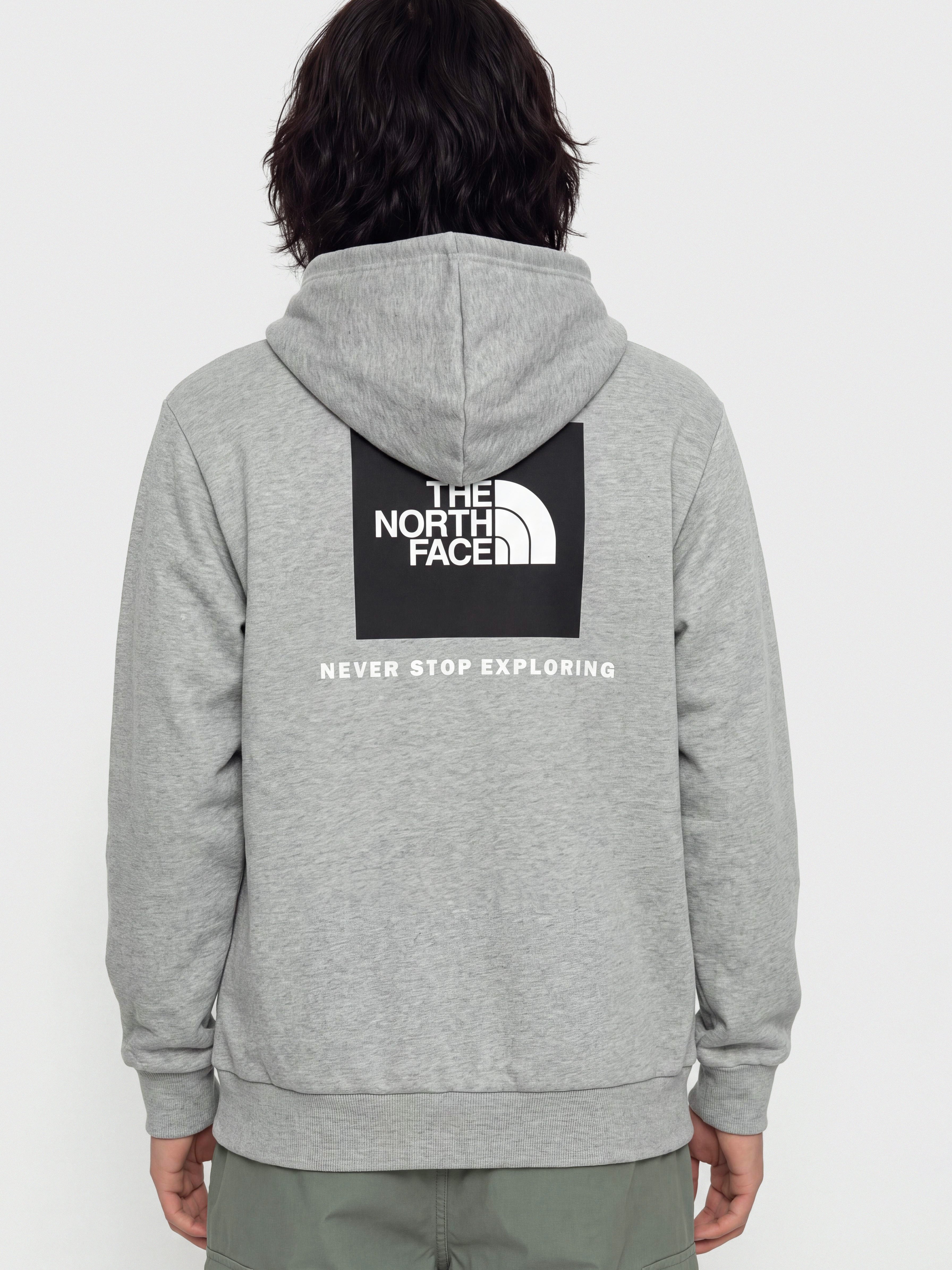 Bluza z kapturem The North Face Evolution Box Nse Regular HD (tnf pale grey heather)
