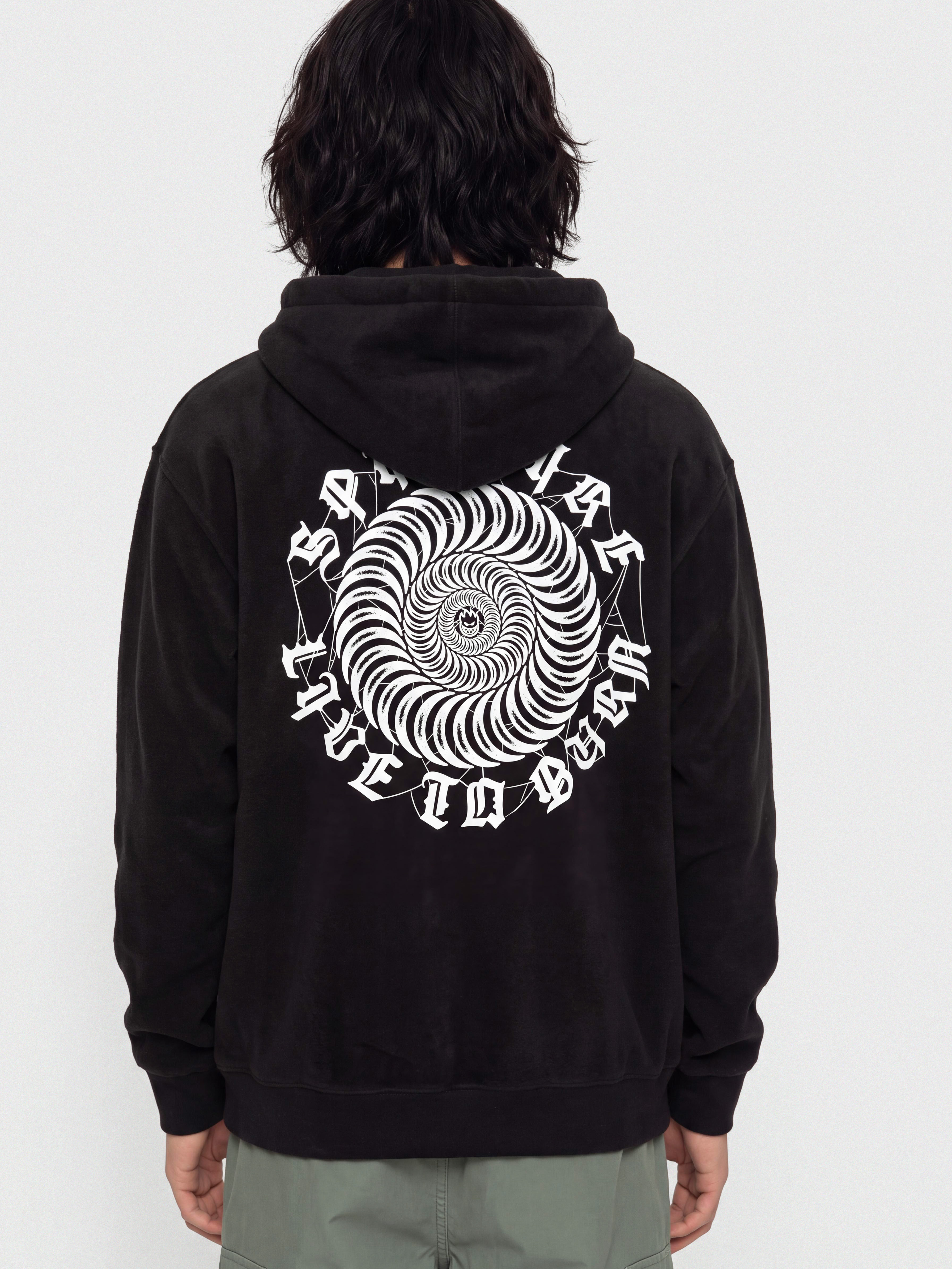 Bluza z kapturem Spitfire Web Classic (black)