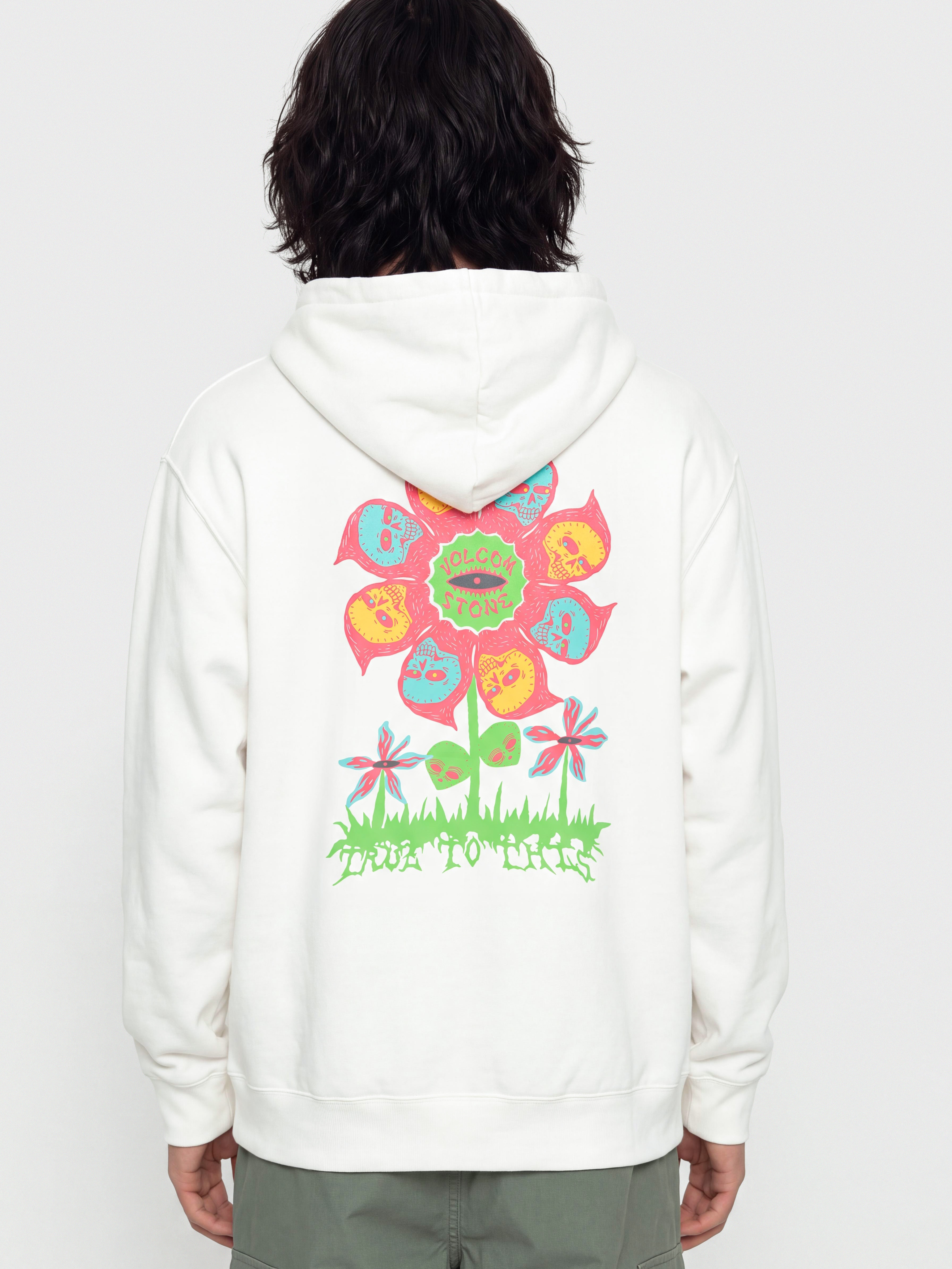 Bluza z kapturem Volcom Earth Tripper HD (off white)