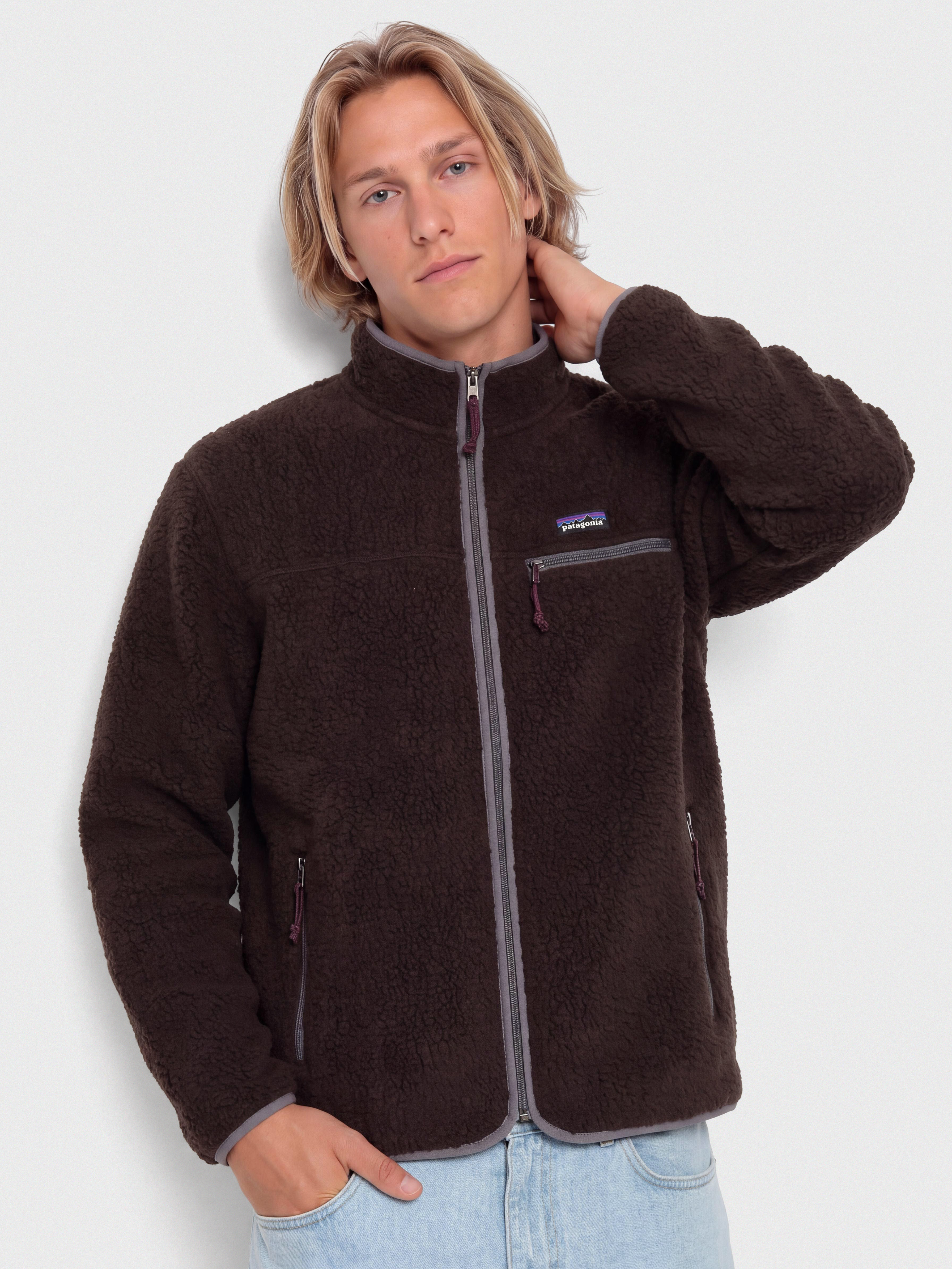 Kurtka Patagonia Retro Pile (den brown)