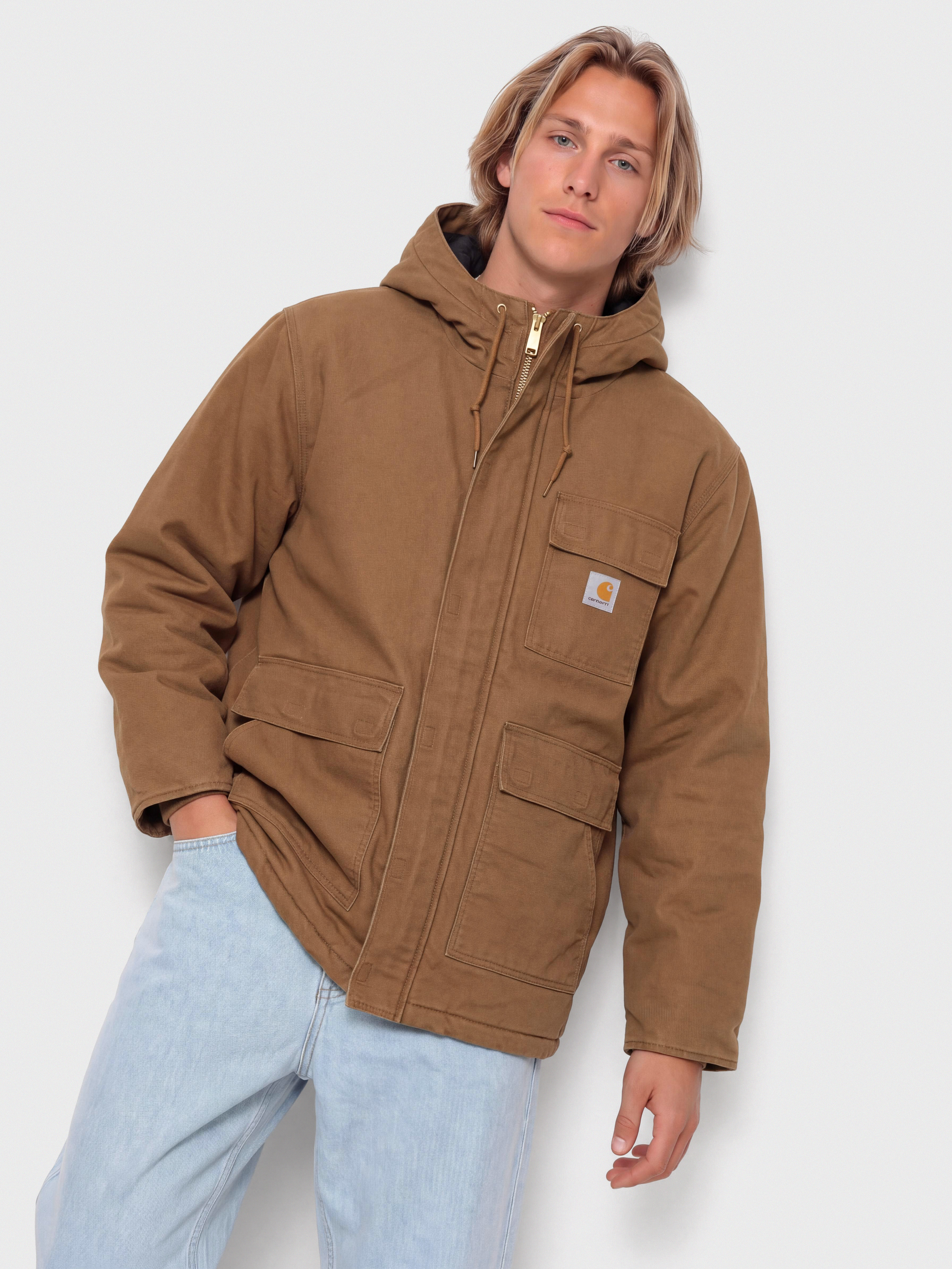 Kurtka Carhartt WIP Boreal Parka (wip h brown/stone canvas)