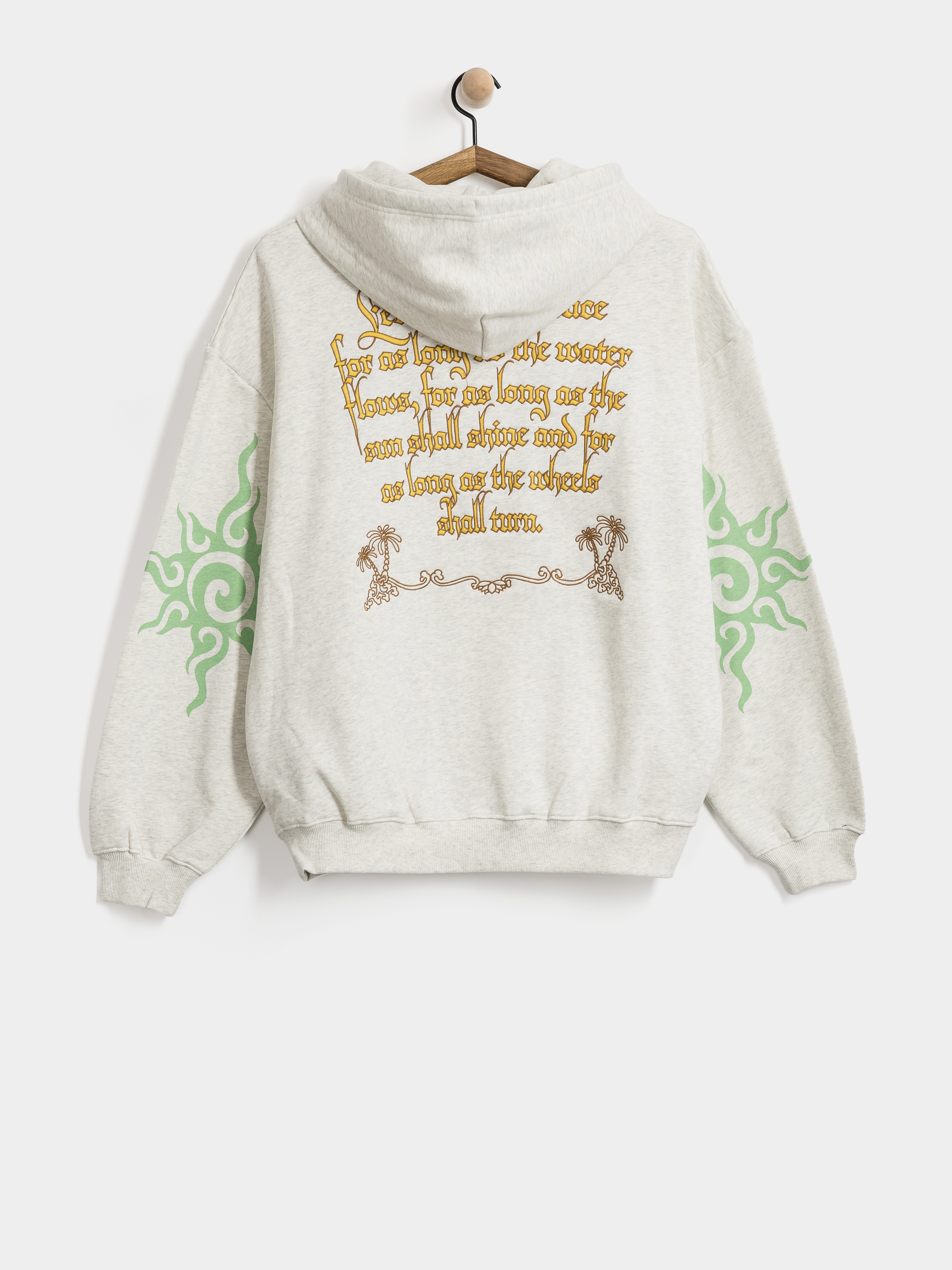 Bluza z kapturem Deus Ex Machina Invocation HD (light grey marle)
