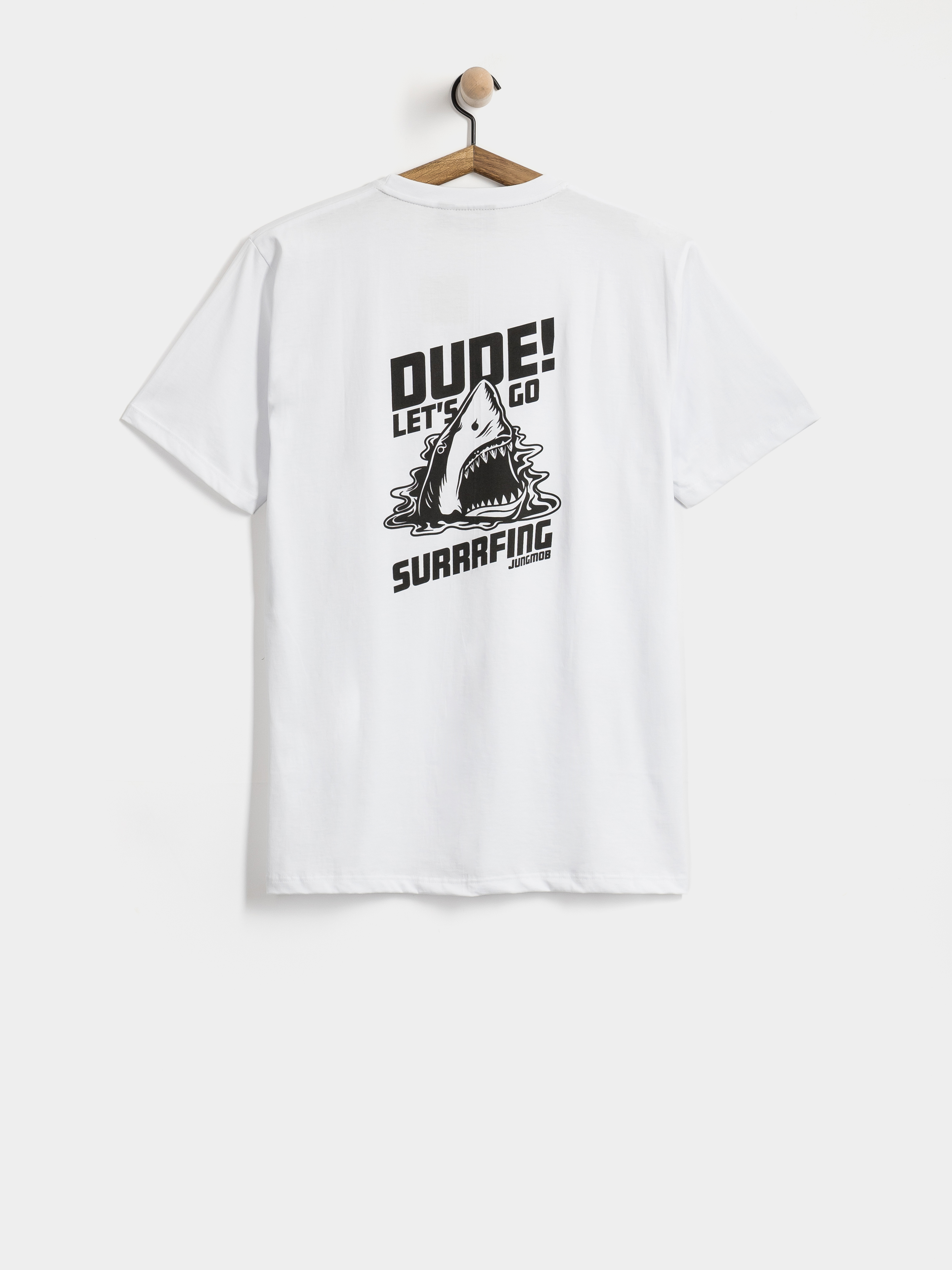 T-shirt Jungmob Shark (white)