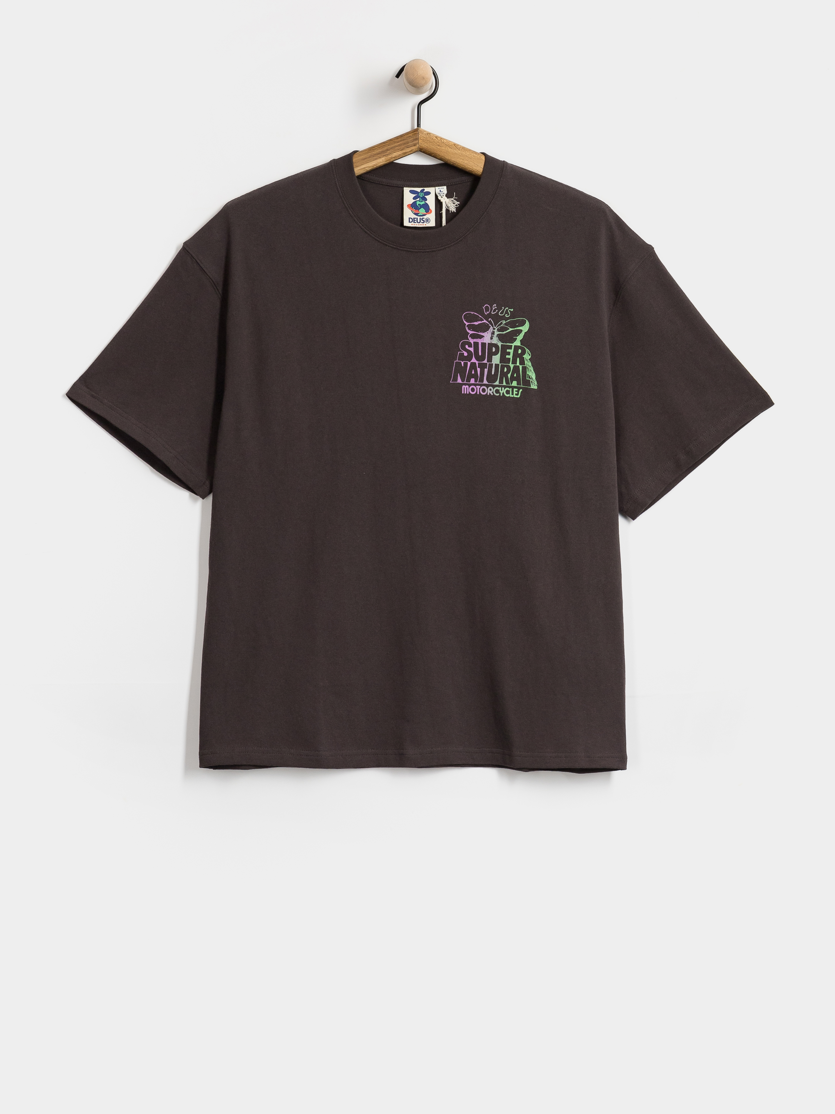 T-shirt Deus Ex Machina Temple Torque (anthracite grey)