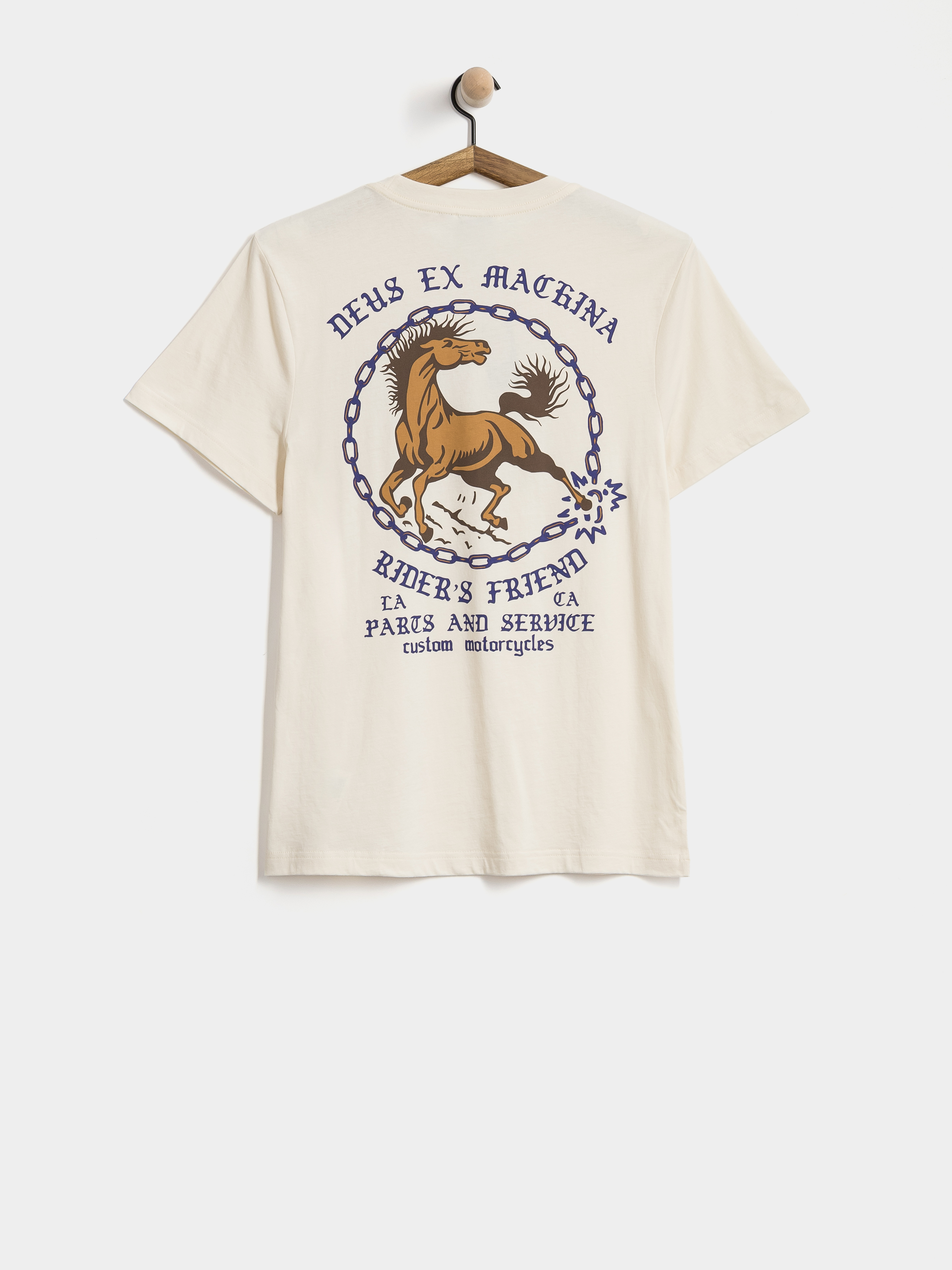 T-shirt Deus Ex Machina Unchained (vintage white)