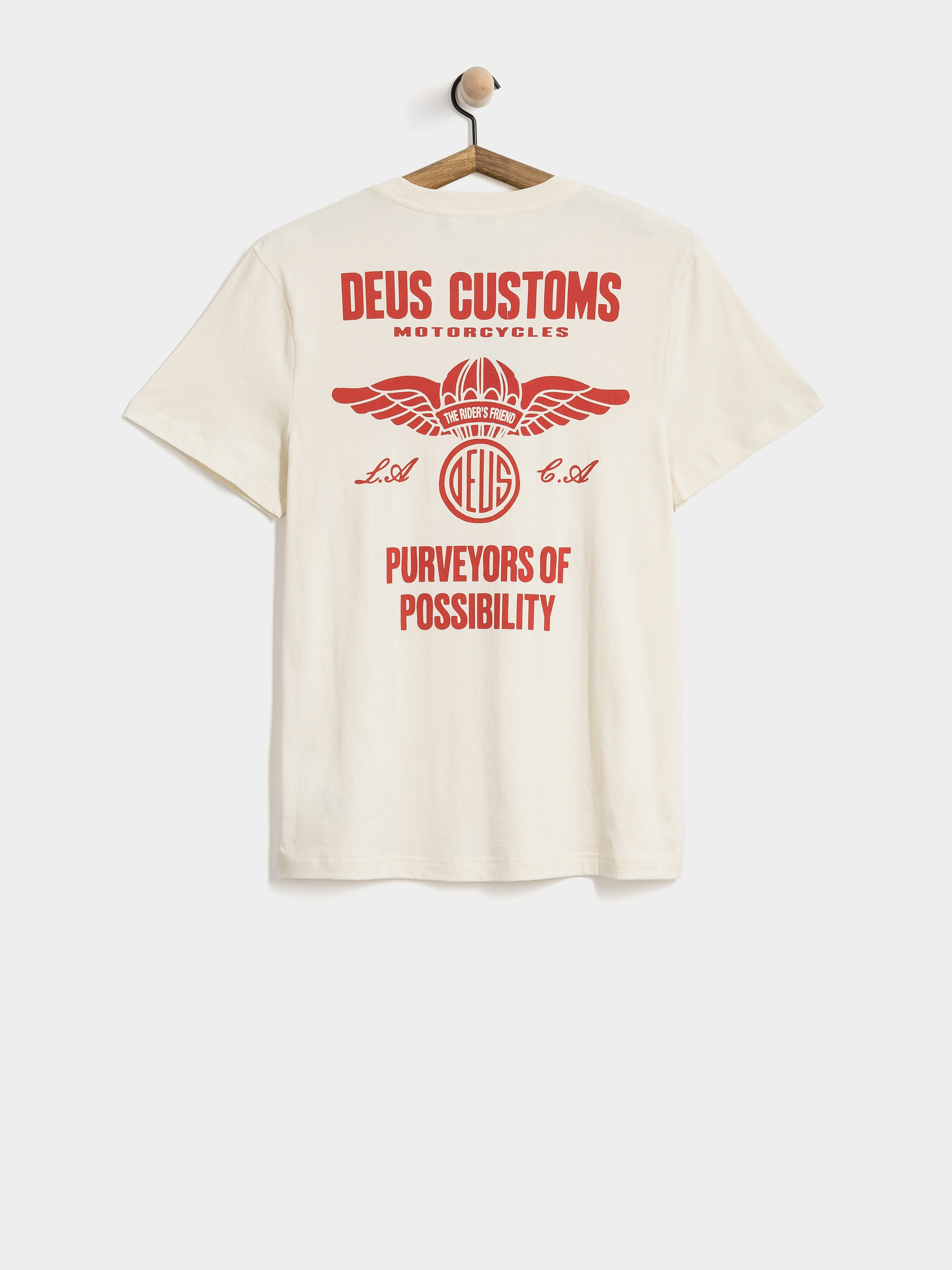 T-shirt Deus Ex Machina Cutaway (vintage white)