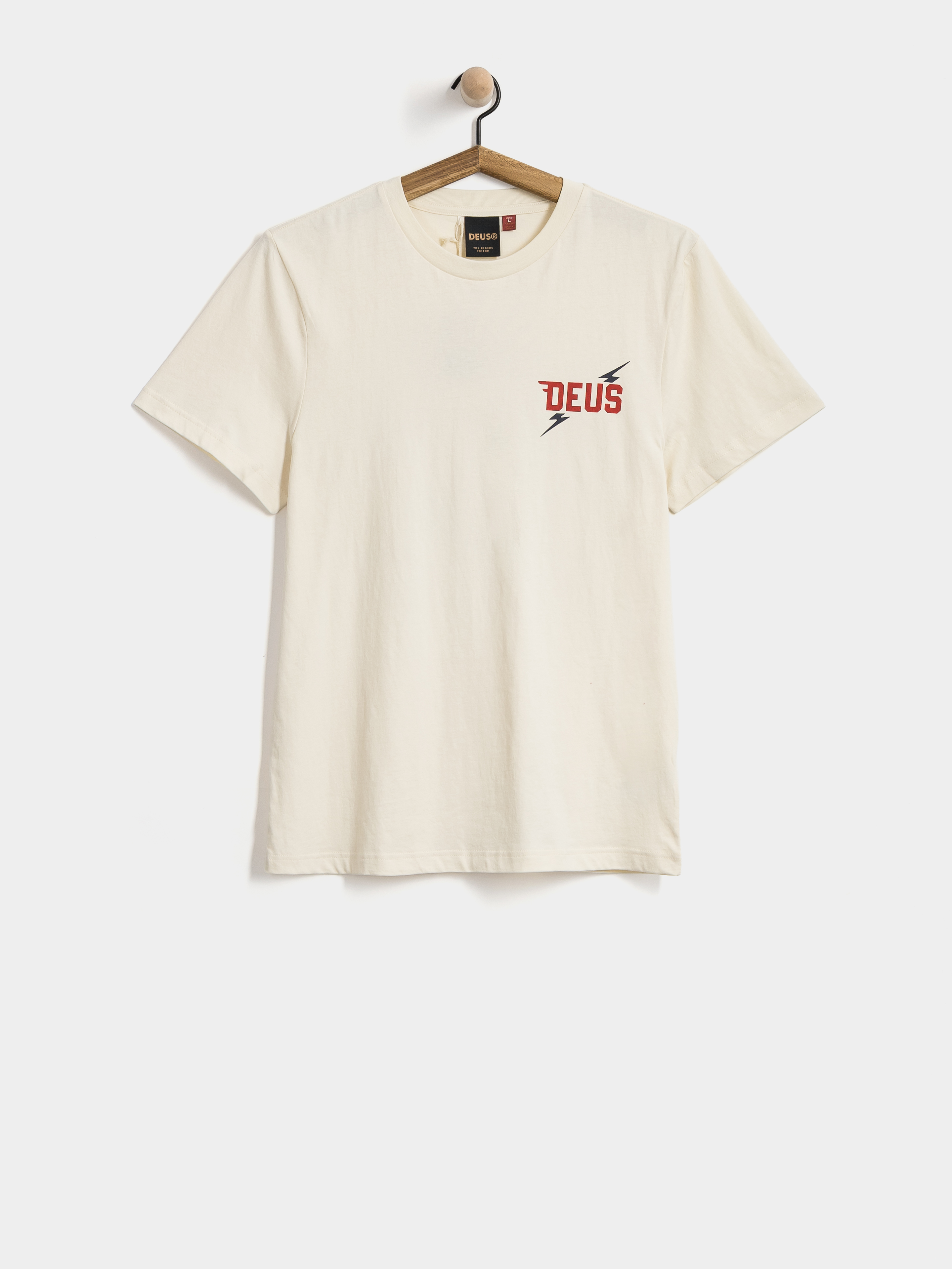T-shirt Deus Ex Machina Global Spark (vintage white)
