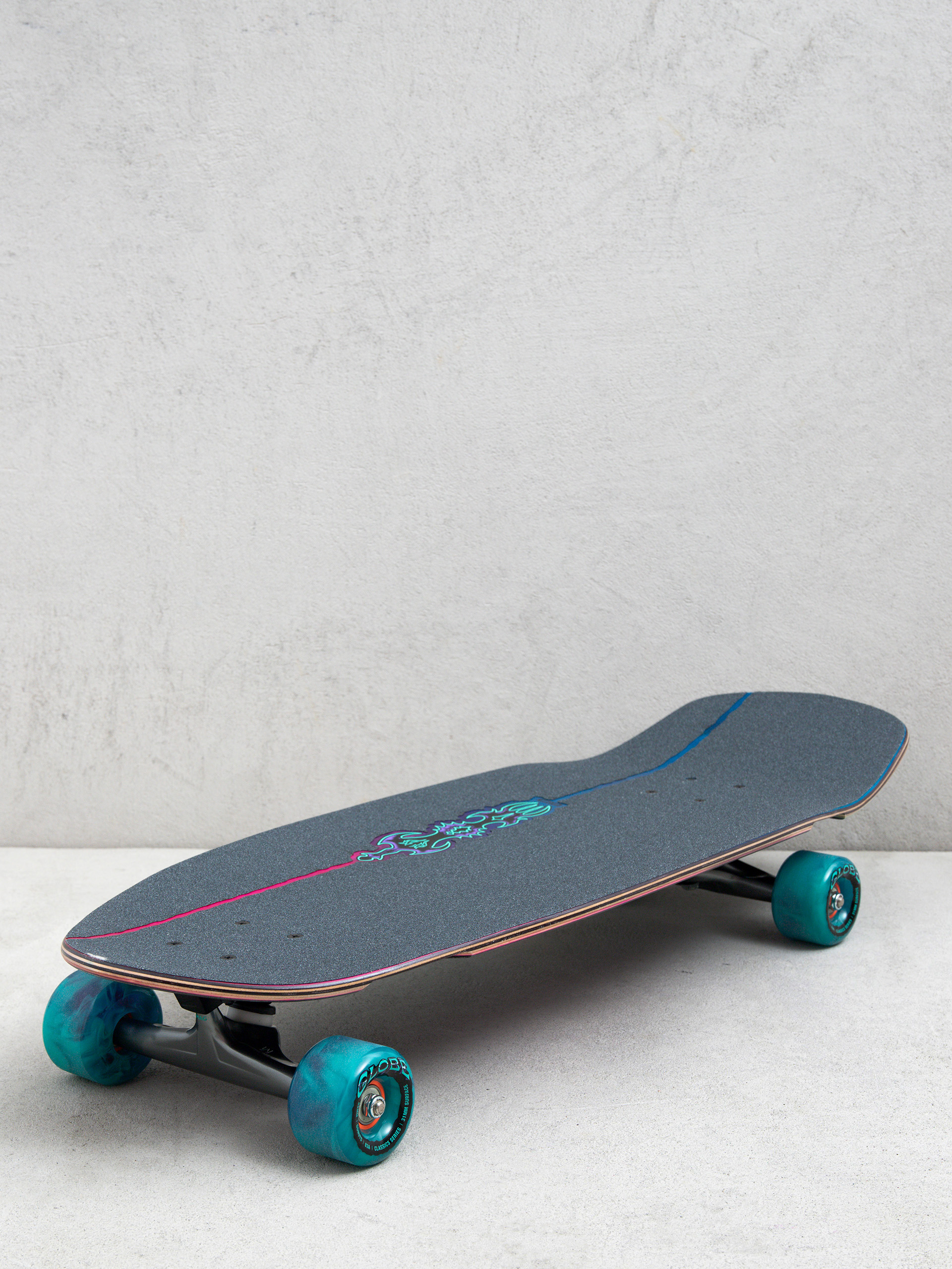 Deskorolka cruiser Globe Talon (black/blue/green)