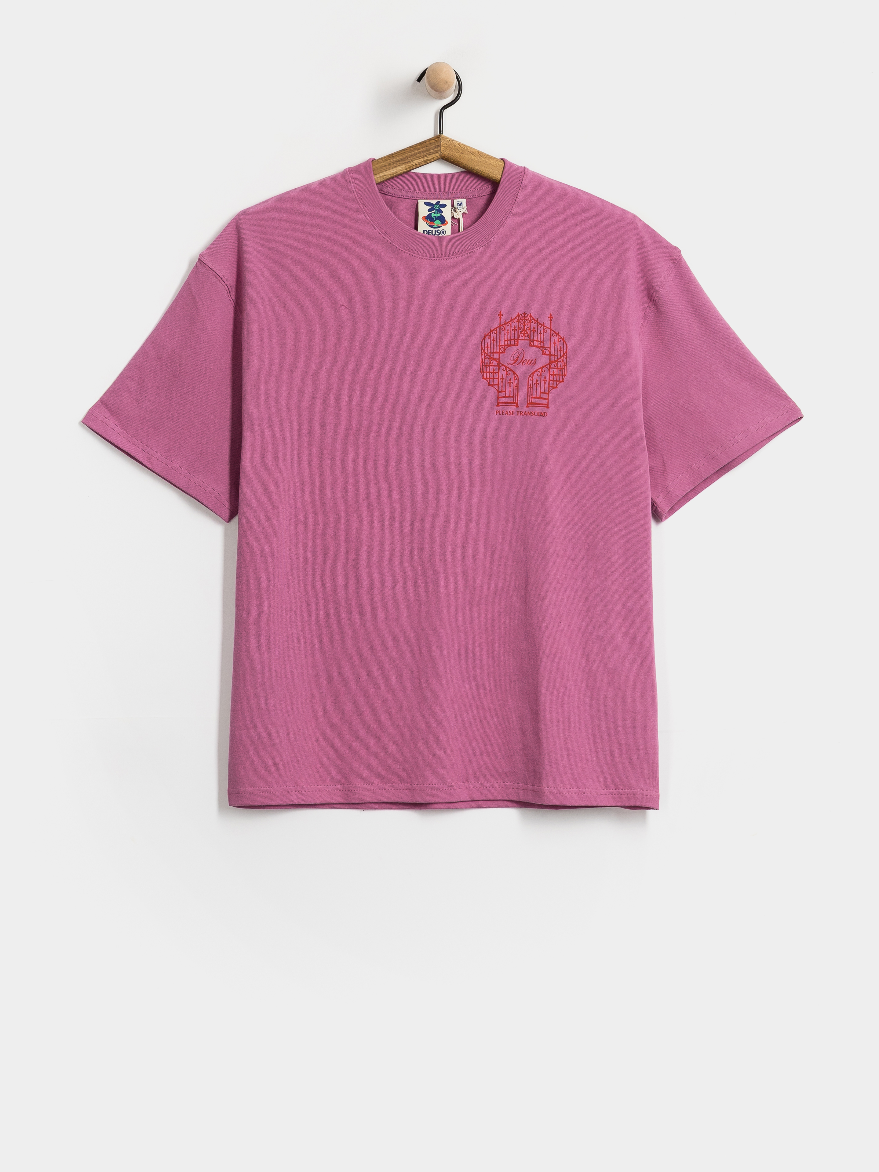 T-shirt Deus Ex Machina Upstairs (red violet)