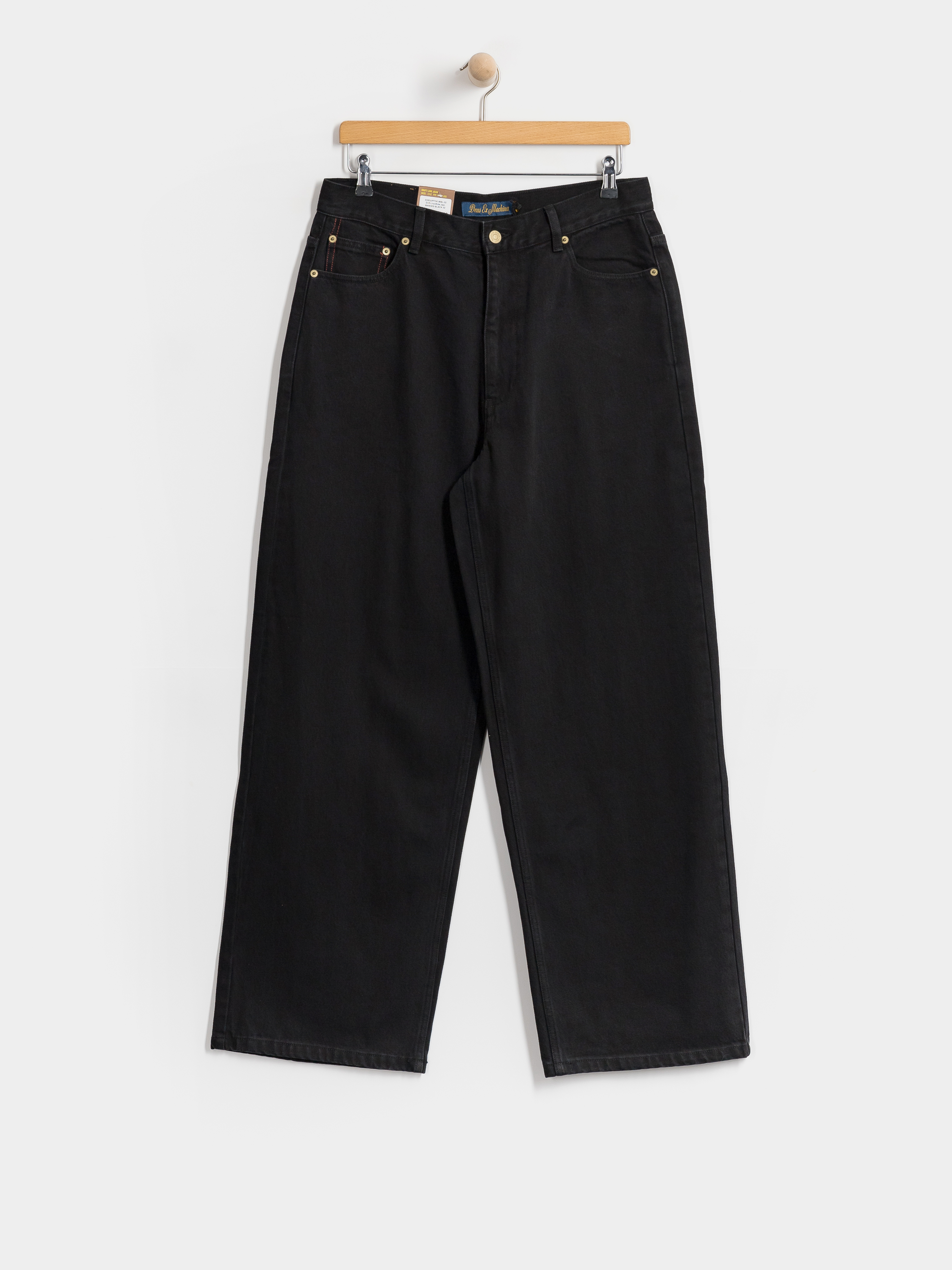 Spodnie Deus Ex Machina Drift Line Wide (washed black)