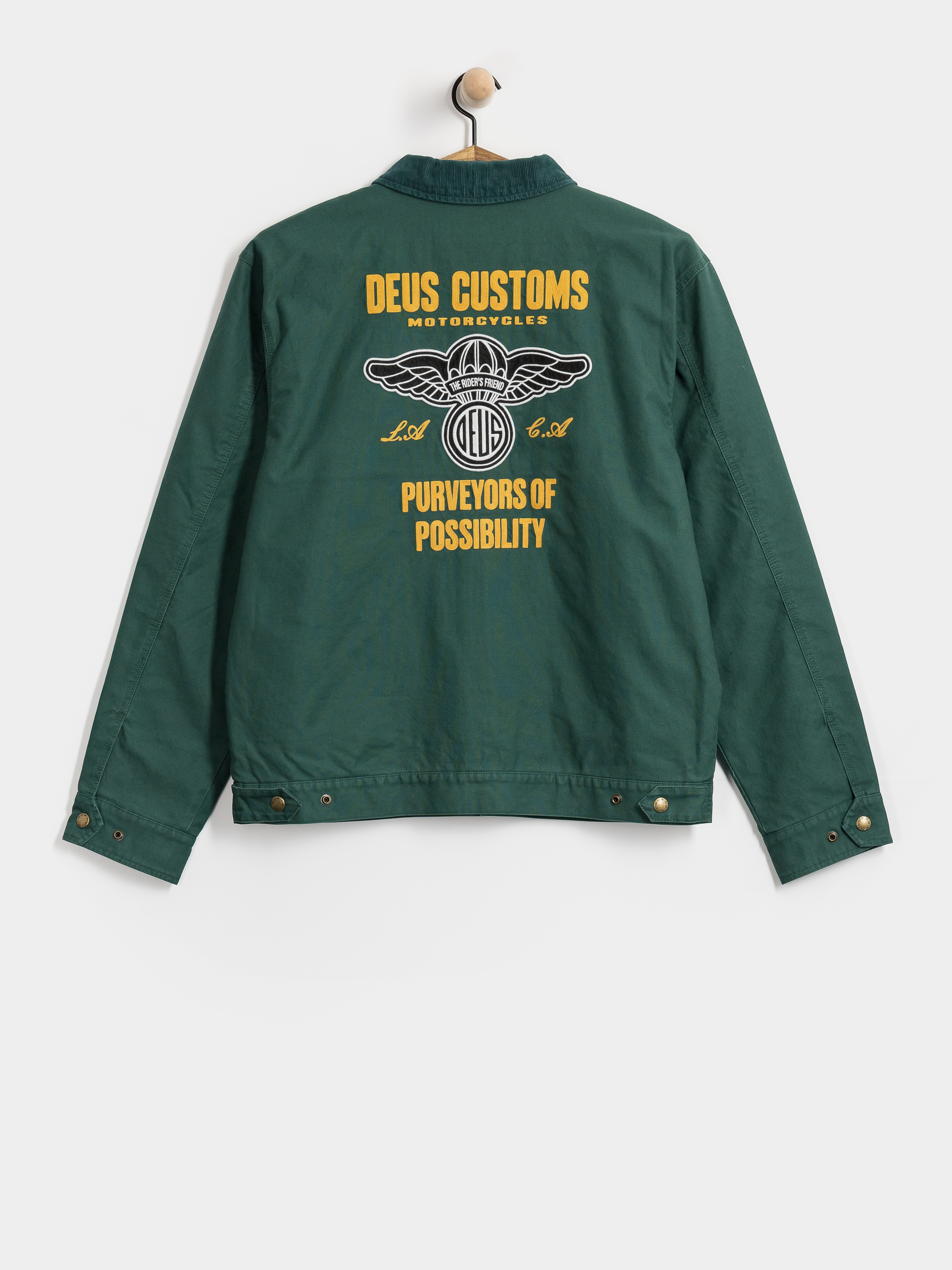 Kurtka Deus Ex Machina Cutaway (racing green)