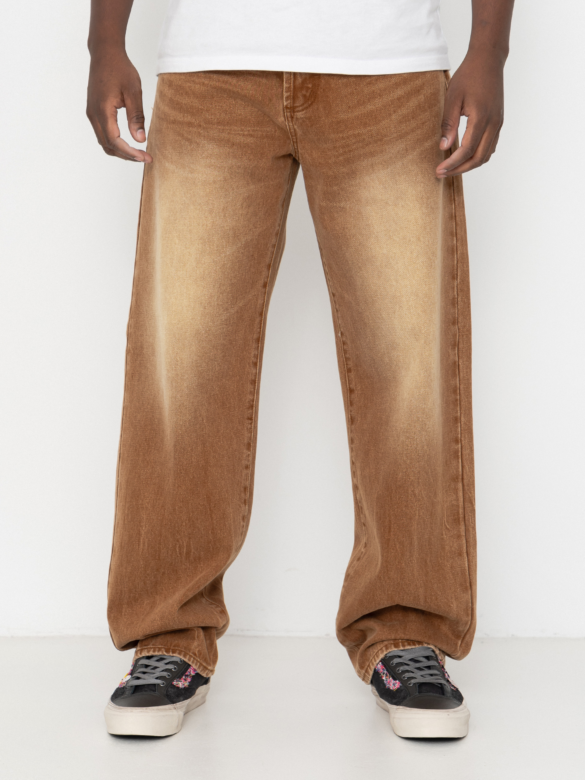 Spodnie OBEY Boxcar Straight Denim (archive brown)