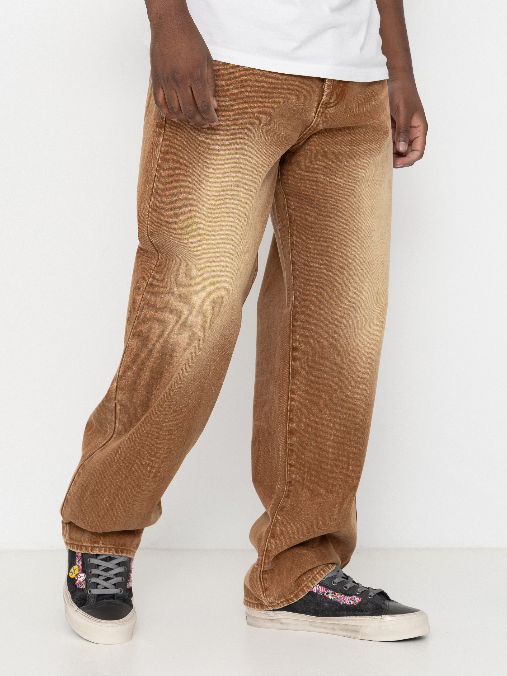 Spodnie OBEY Boxcar Straight Denim (archive brown)