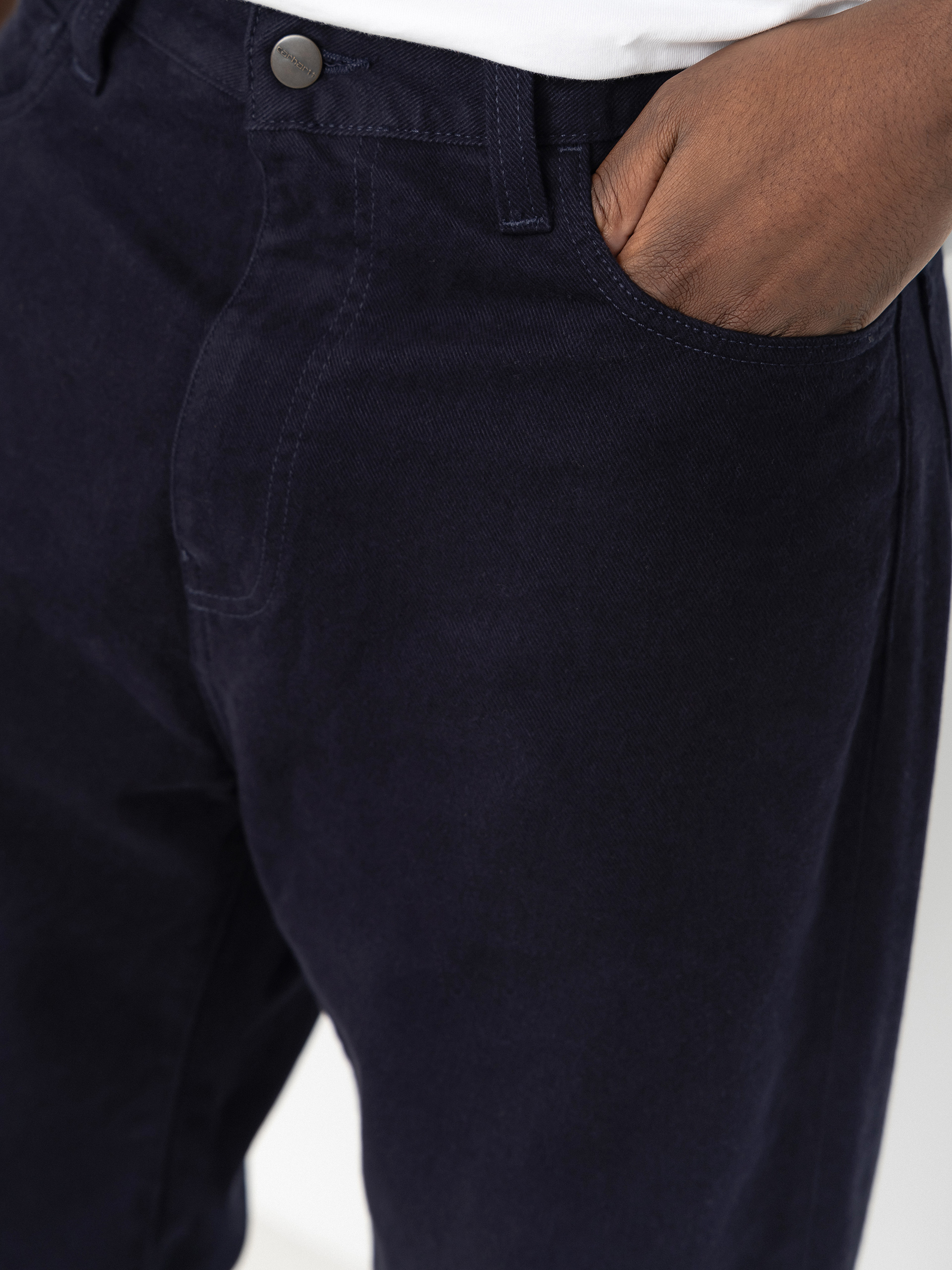 Spodnie Carhartt WIP Landon (dark navy/rinsed)