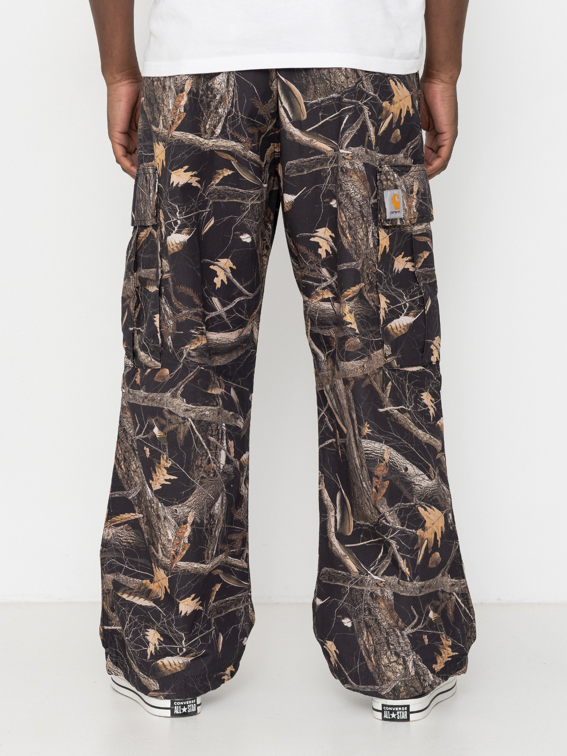 Spodnie Carhartt WIP Osborn Cargo (camo feather tree black/rinsed)
