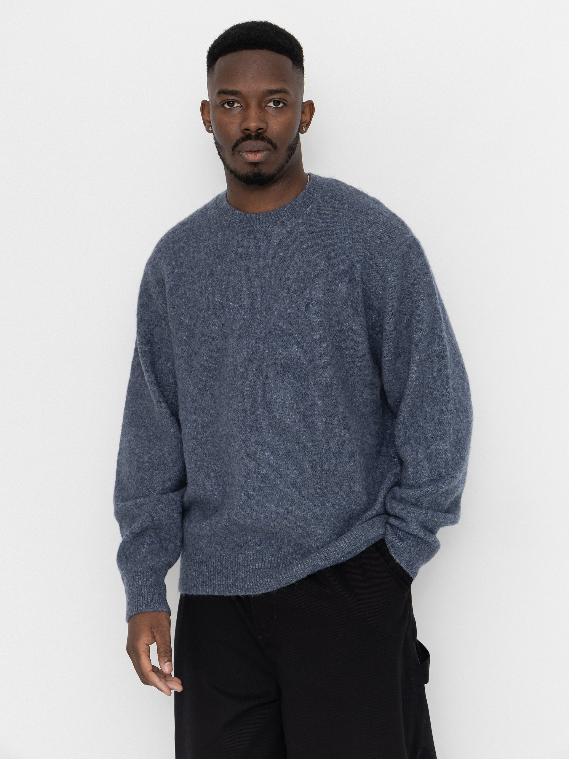 Sweter Carhartt WIP Curtis (tangled shady blue)