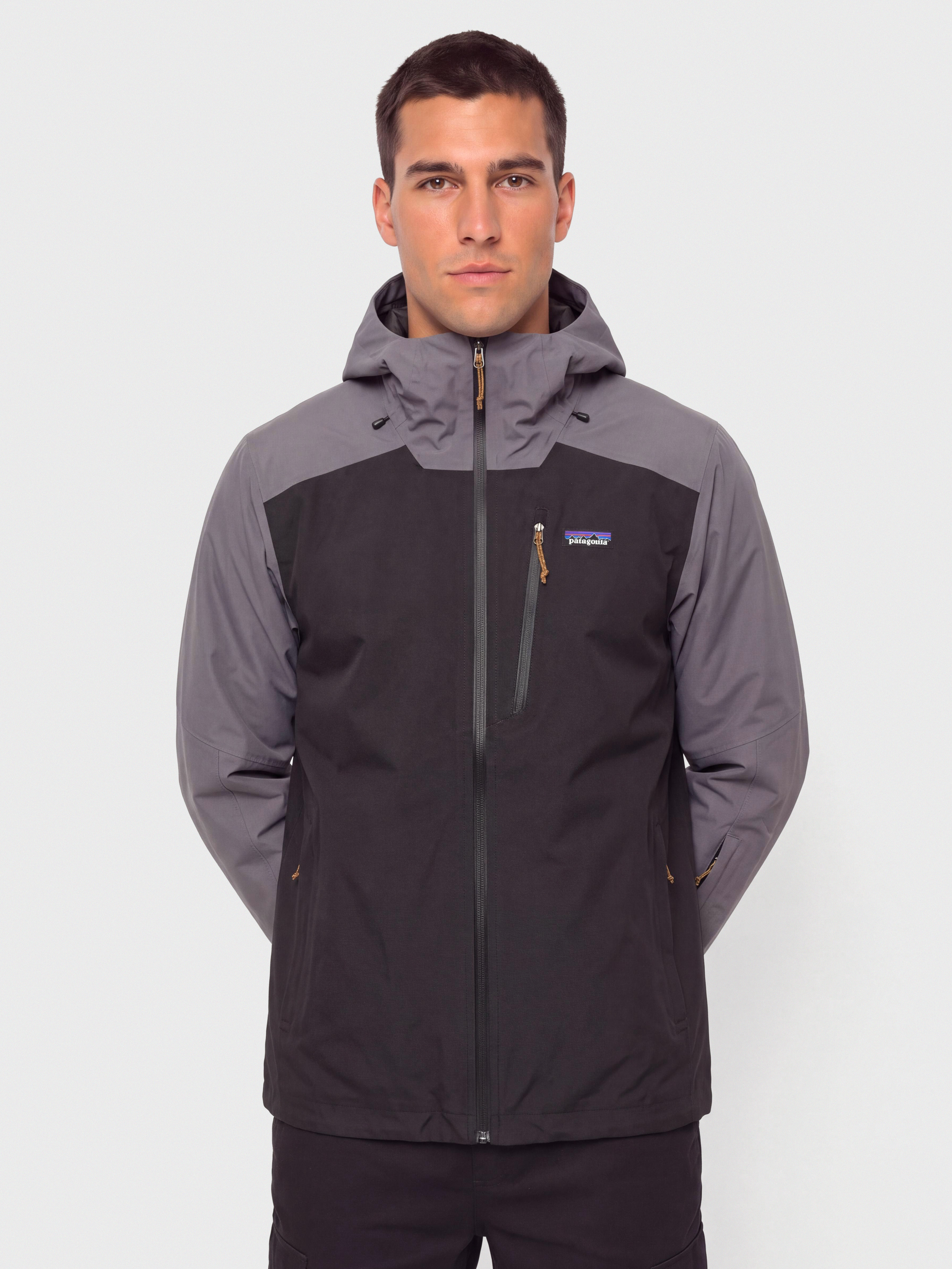 Kurtka snowboardowa Patagonia Insulated Powder Town (may grey)