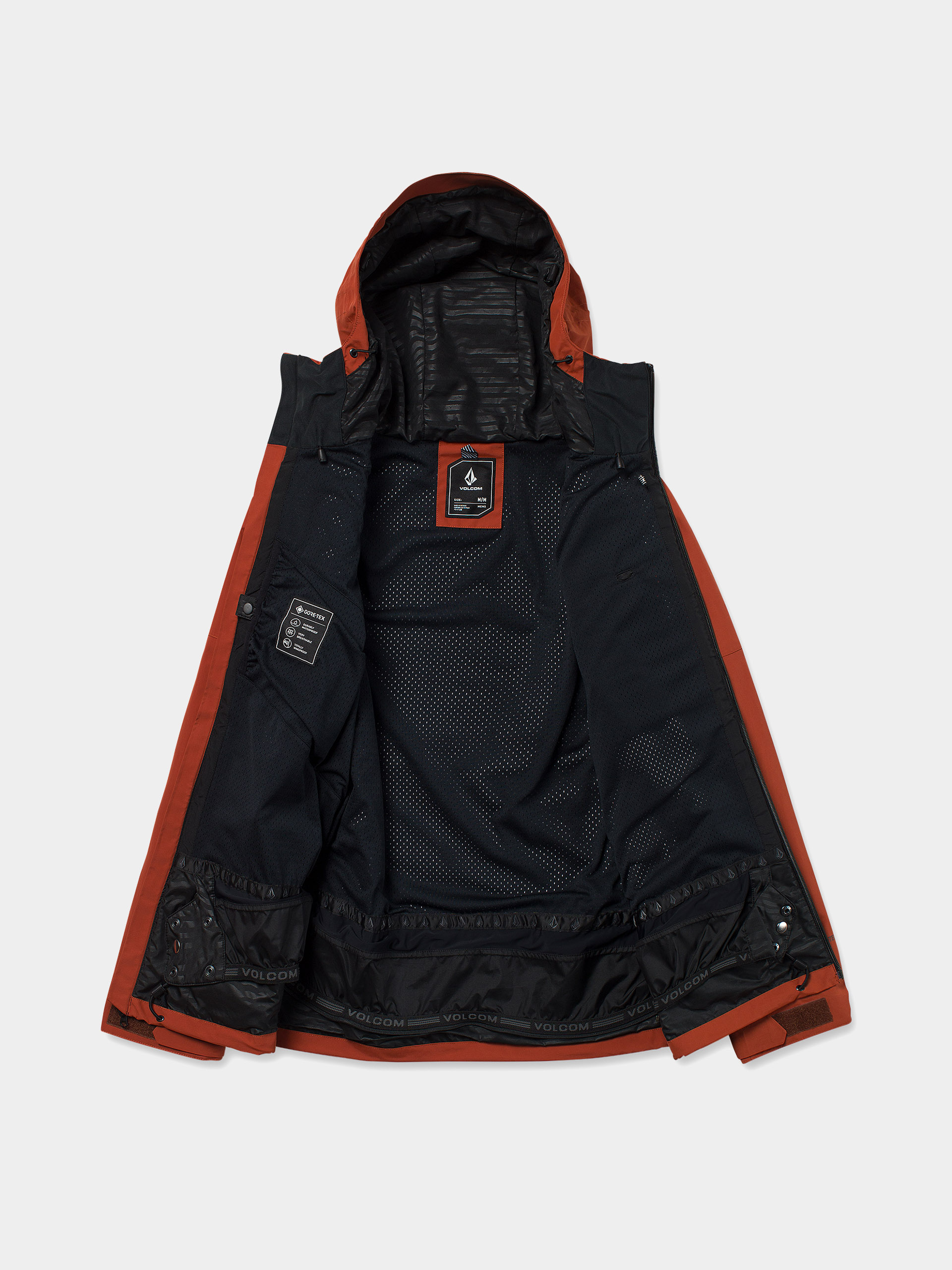 Męska Kurtka snowboardowa Volcom L Gore Tex (burnt orange)