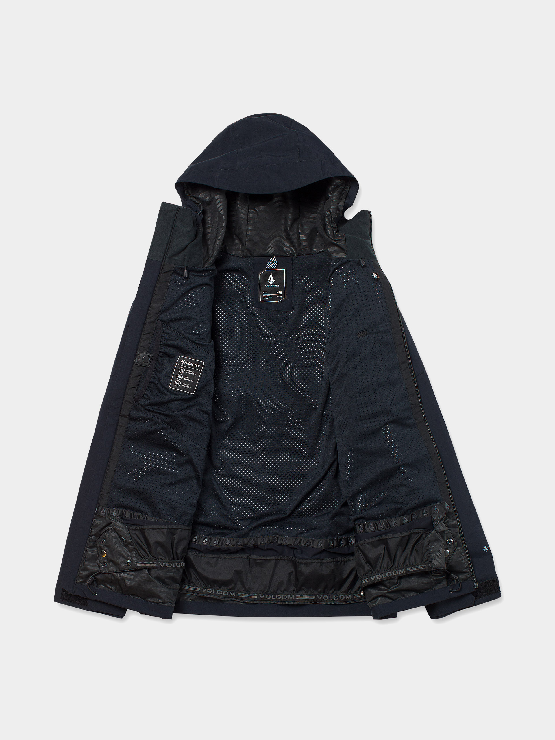 Męska Kurtka snowboardowa Volcom L Gore Tex (black)
