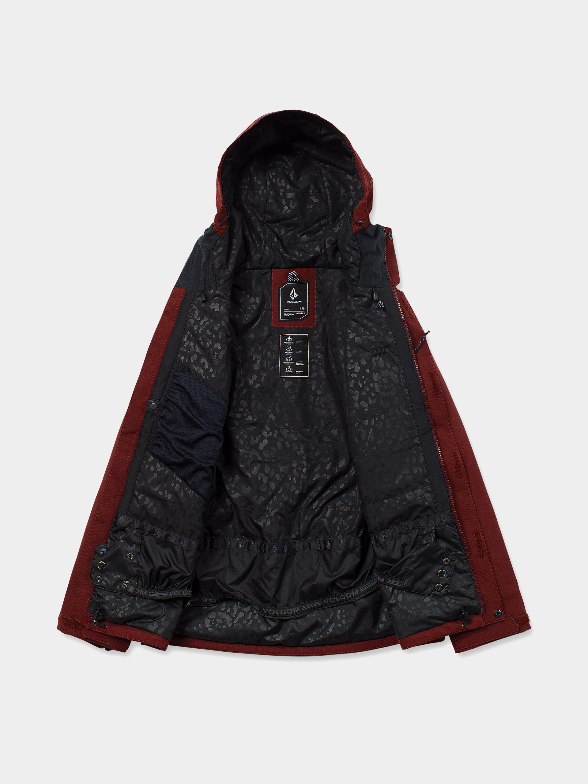 Damska Kurtka snowboardowa Volcom Stoney Shadow Ins (pinot)