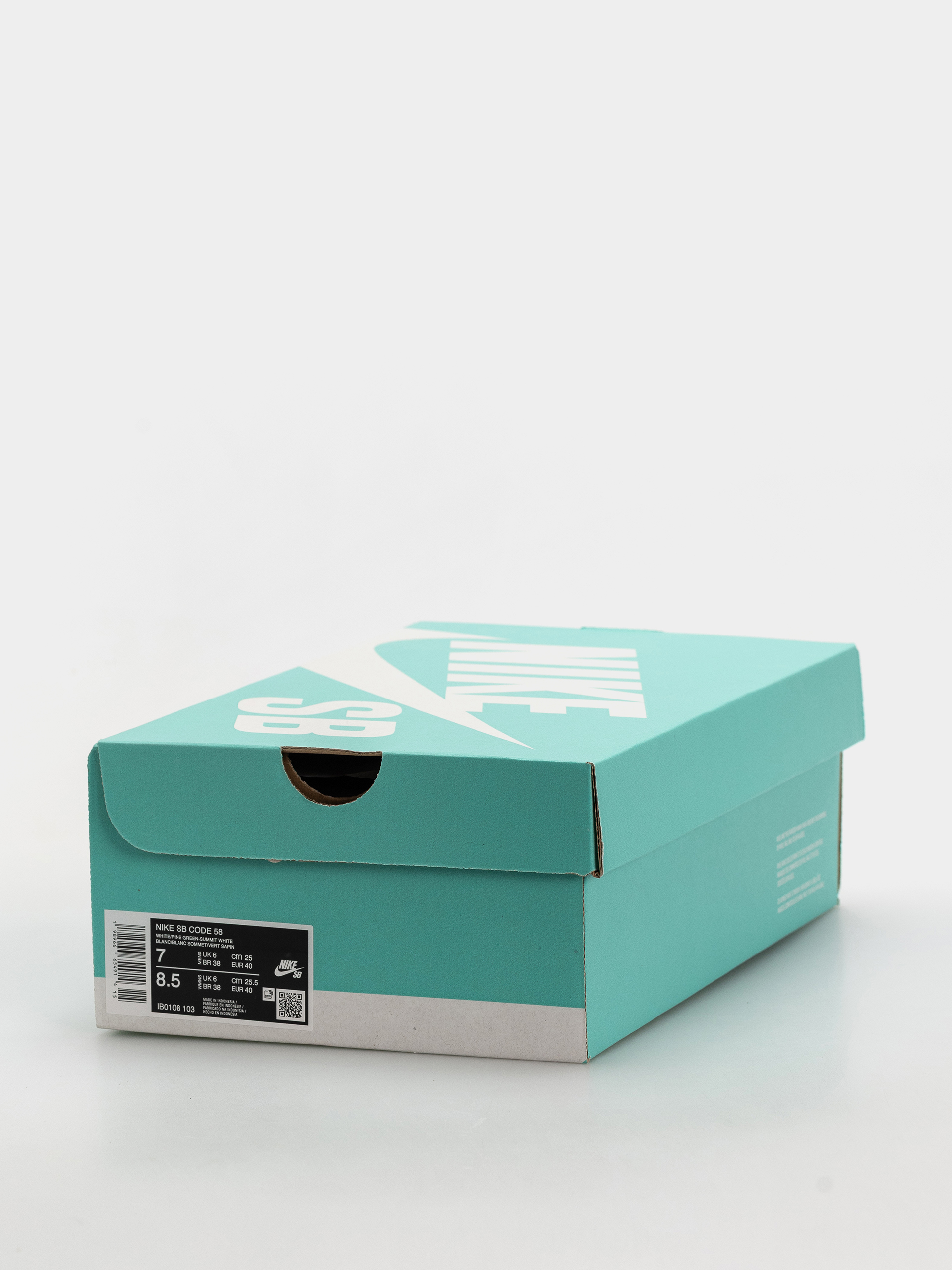 Buty Nike SB Code 58 (white/pine green summit white pine green)