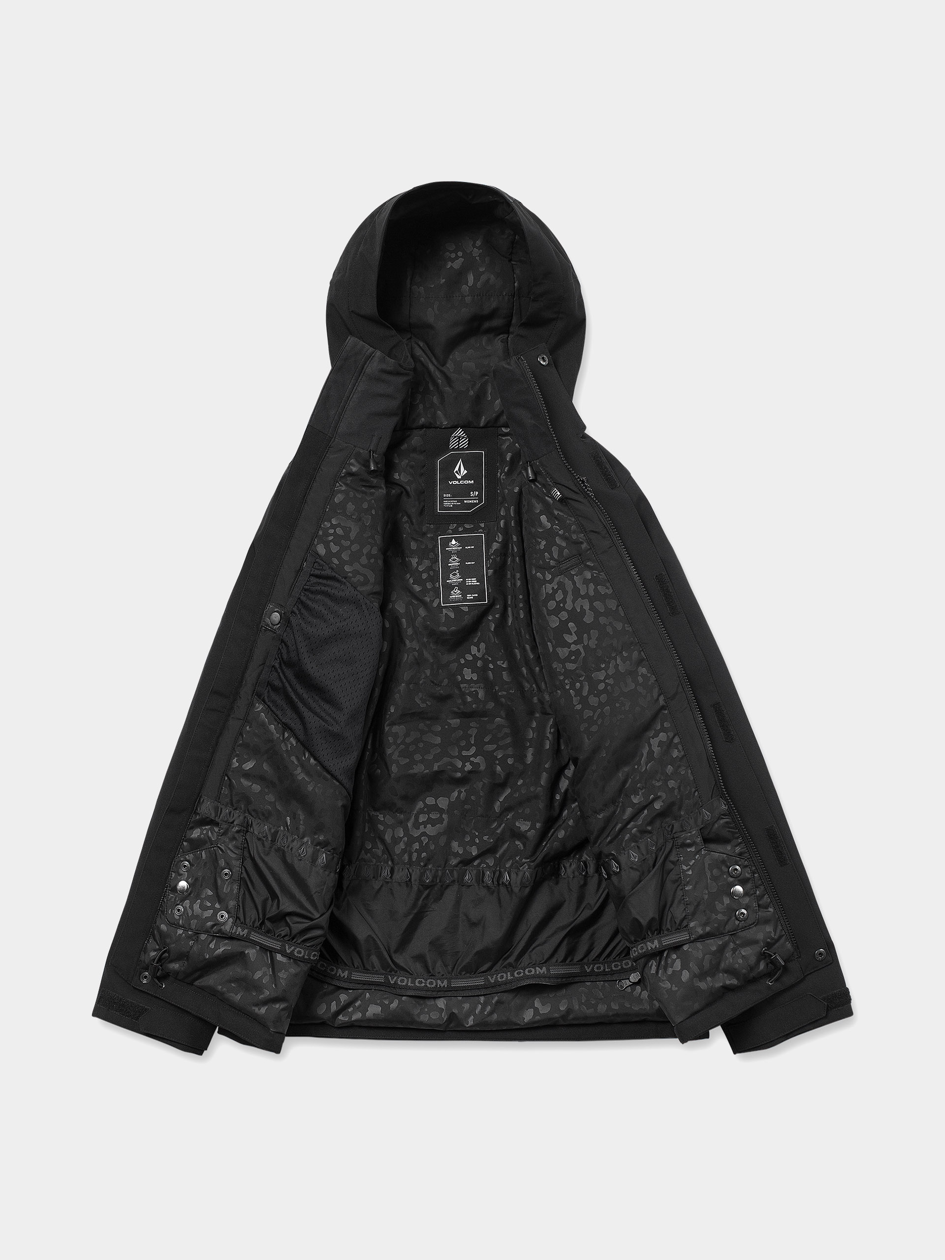 Damska Kurtka snowboardowa Volcom Stoney Shadow Ins (black)