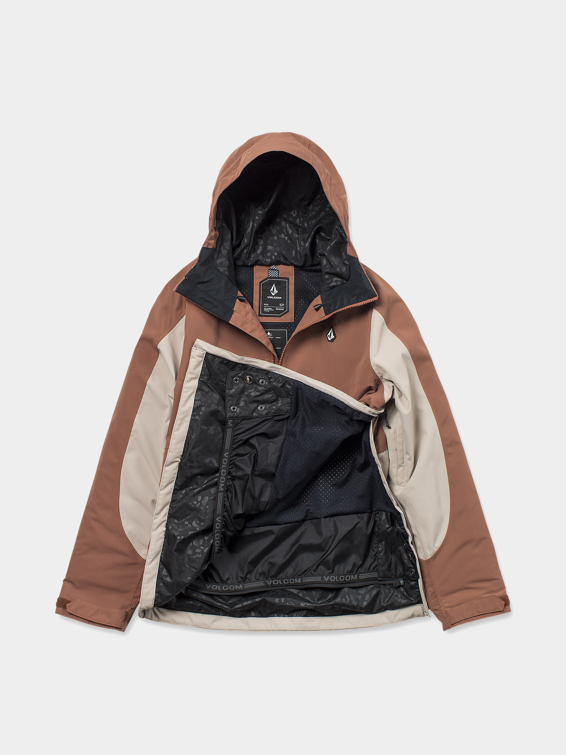 Damska Kurtka snowboardowa Volcom Harlan Pullover (desert taupe)