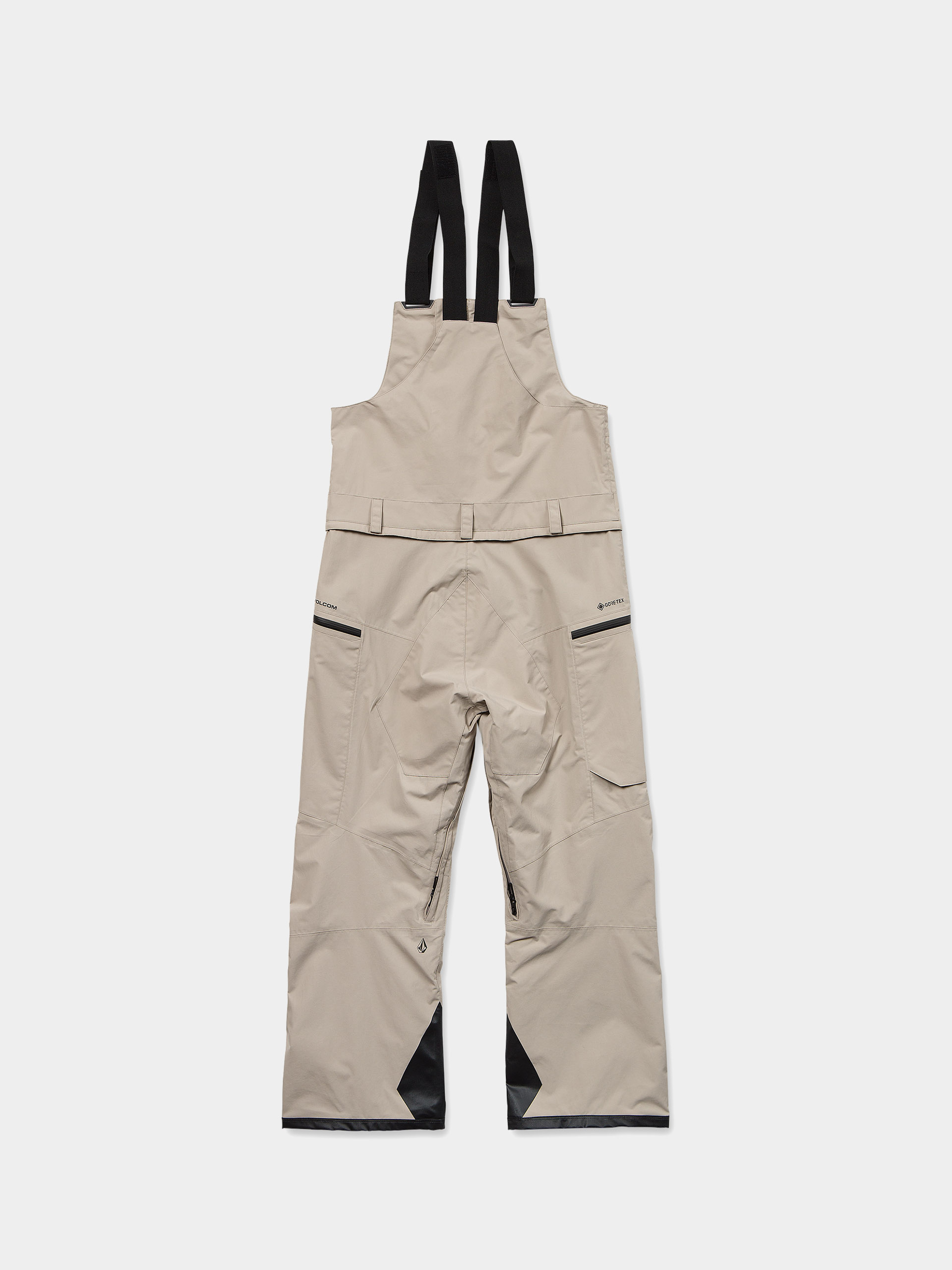 Męskie Spodnie snowboardowe Volcom Rain Gore Bib Overall (khaki)