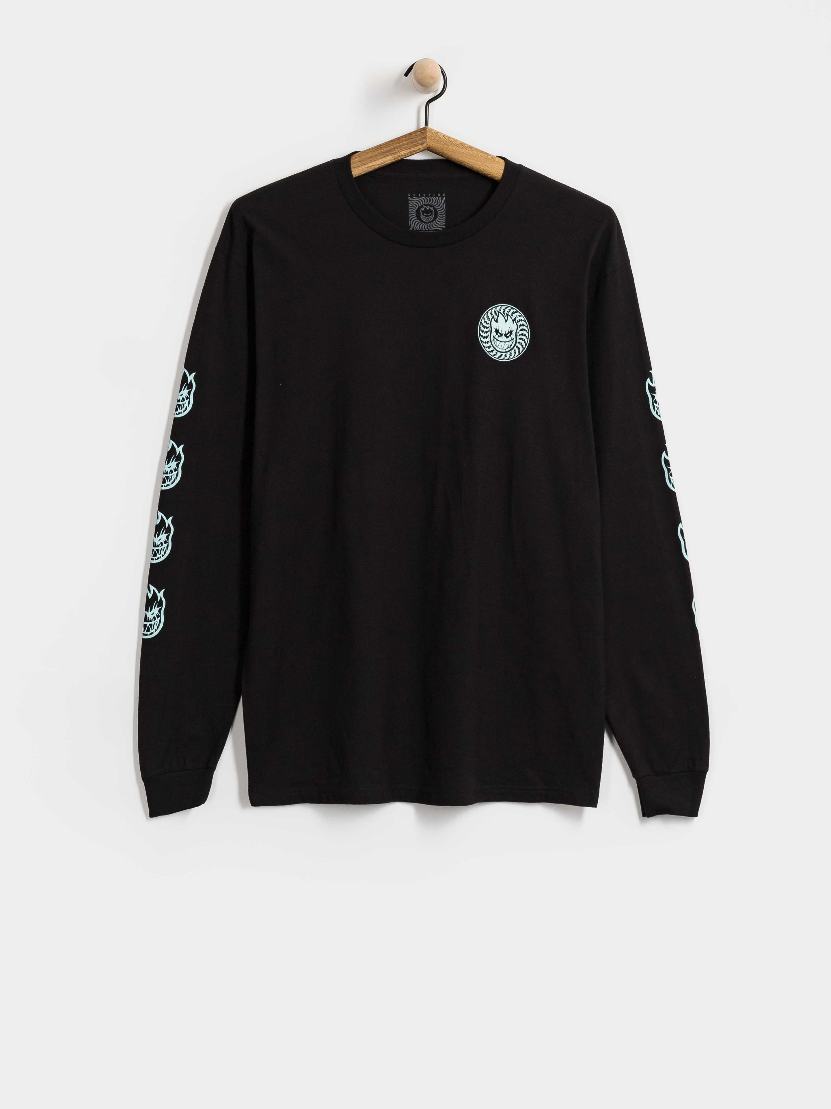 Longsleeve Spitfire Deathmask Classic Sleeve Glow (black)