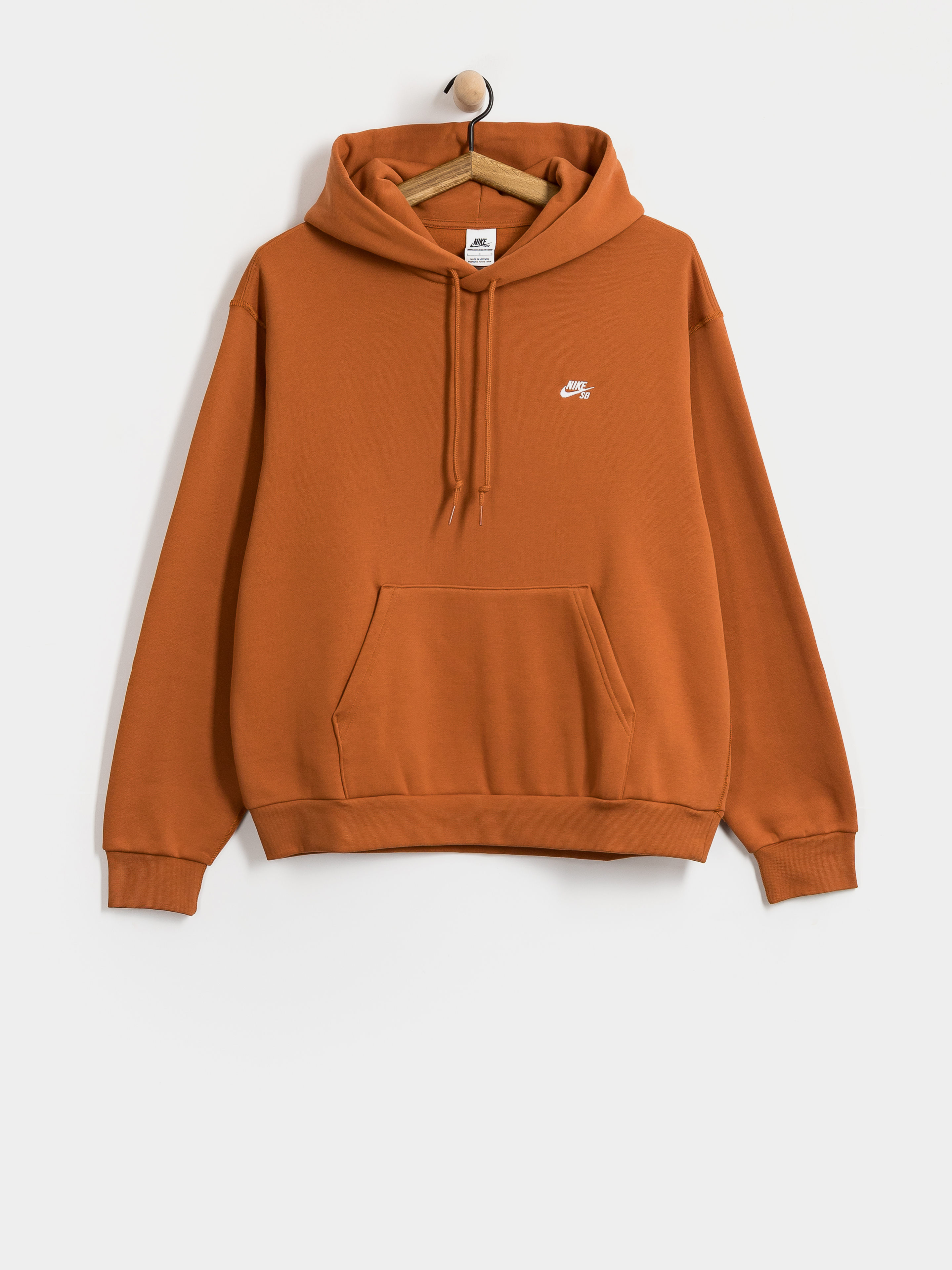 Bluza z kapturem Nike SB Essential Logo HD (dark russet/white)