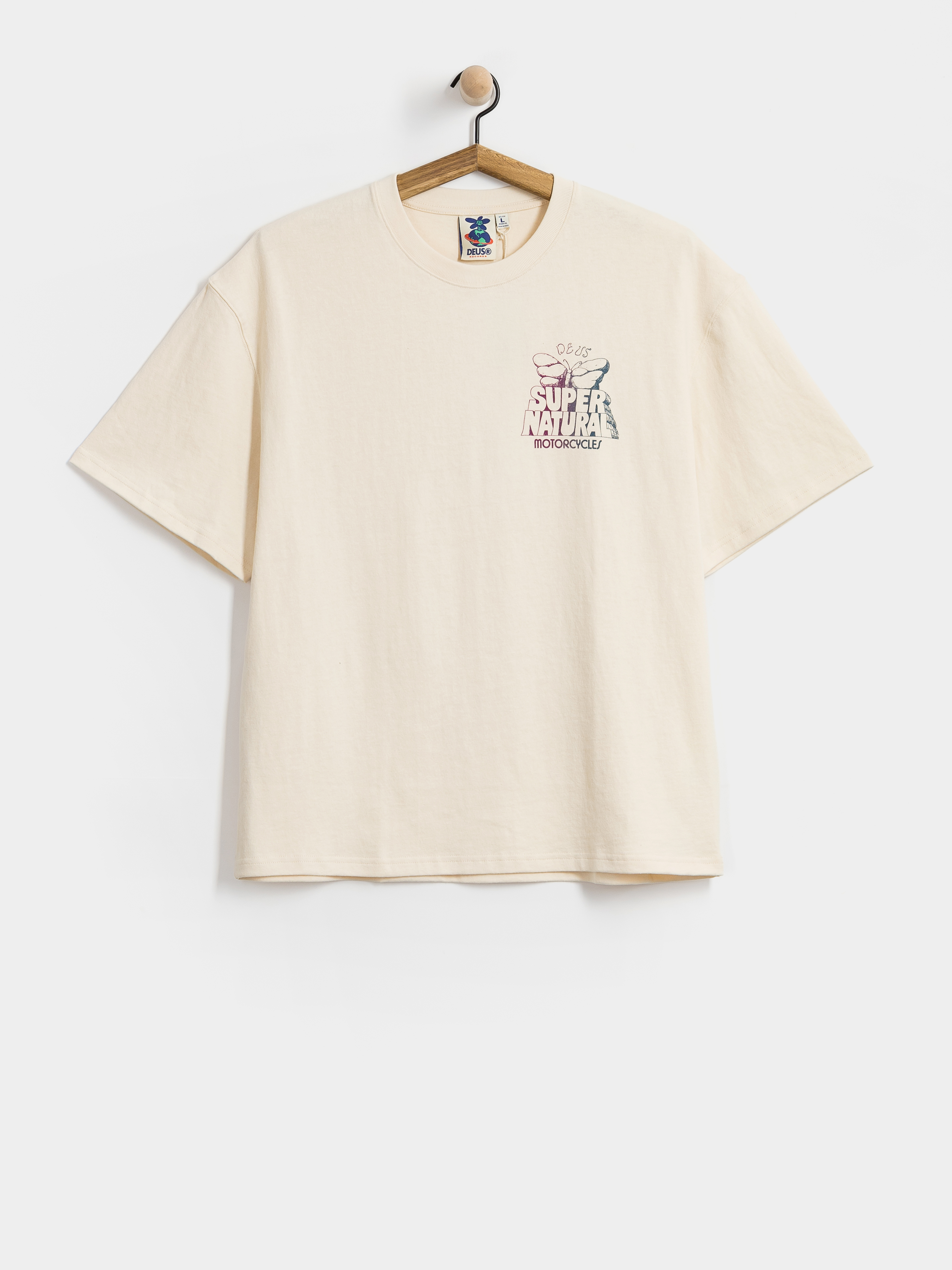 T-shirt Deus Ex Machina Temple Torque (dirty white)