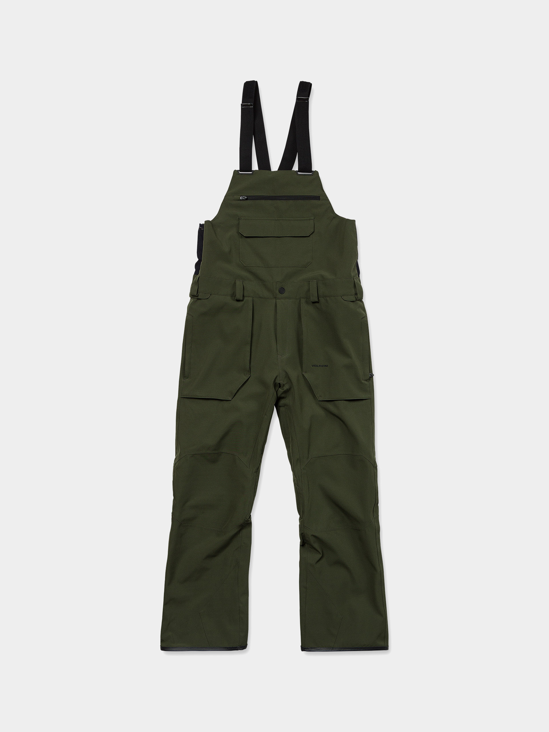 Spodnie snowboardowe Volcom Roan Bib Overall (dark green)