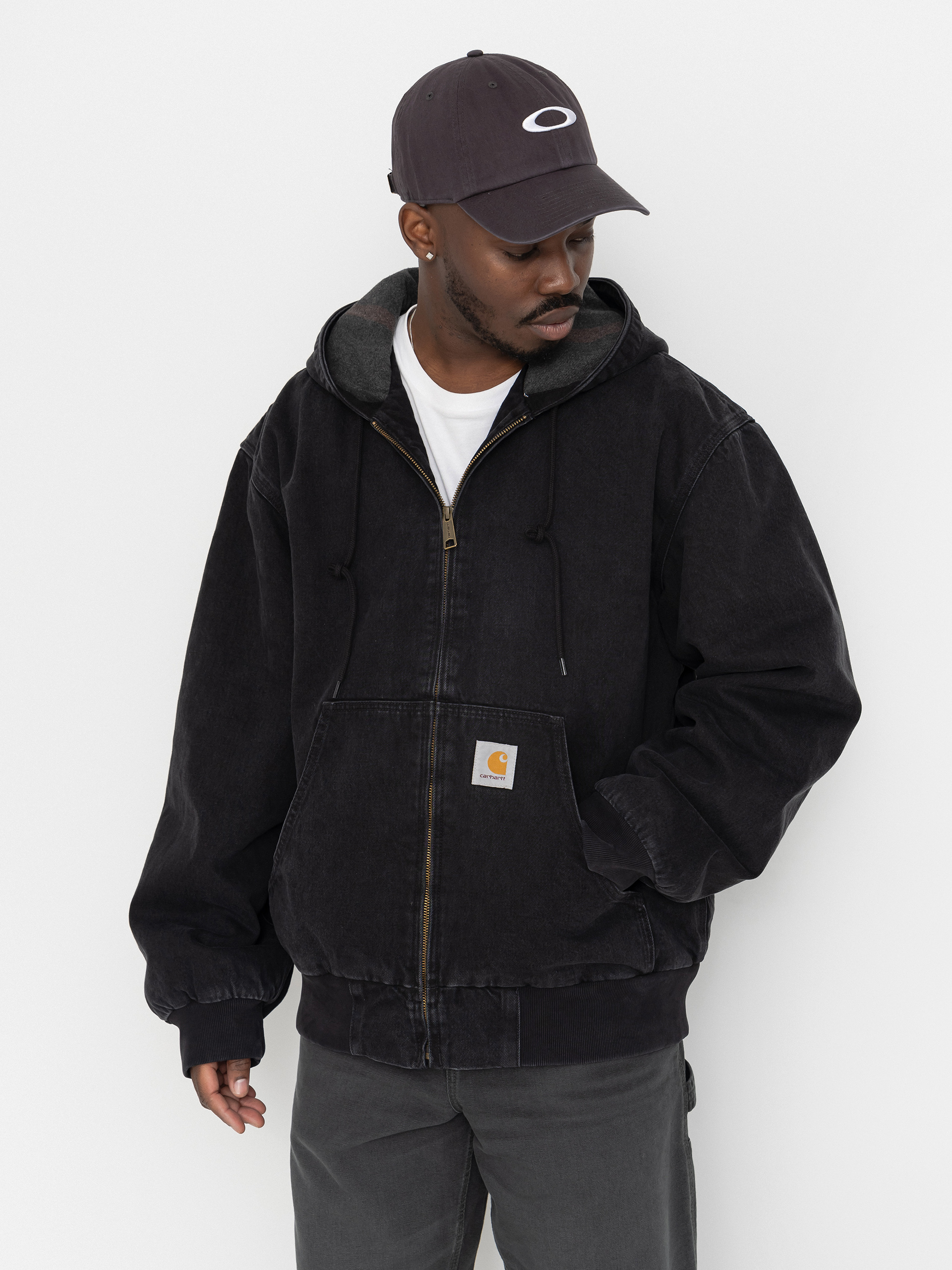 Kurtka Carhartt WIP OG Active (black/stone washed)