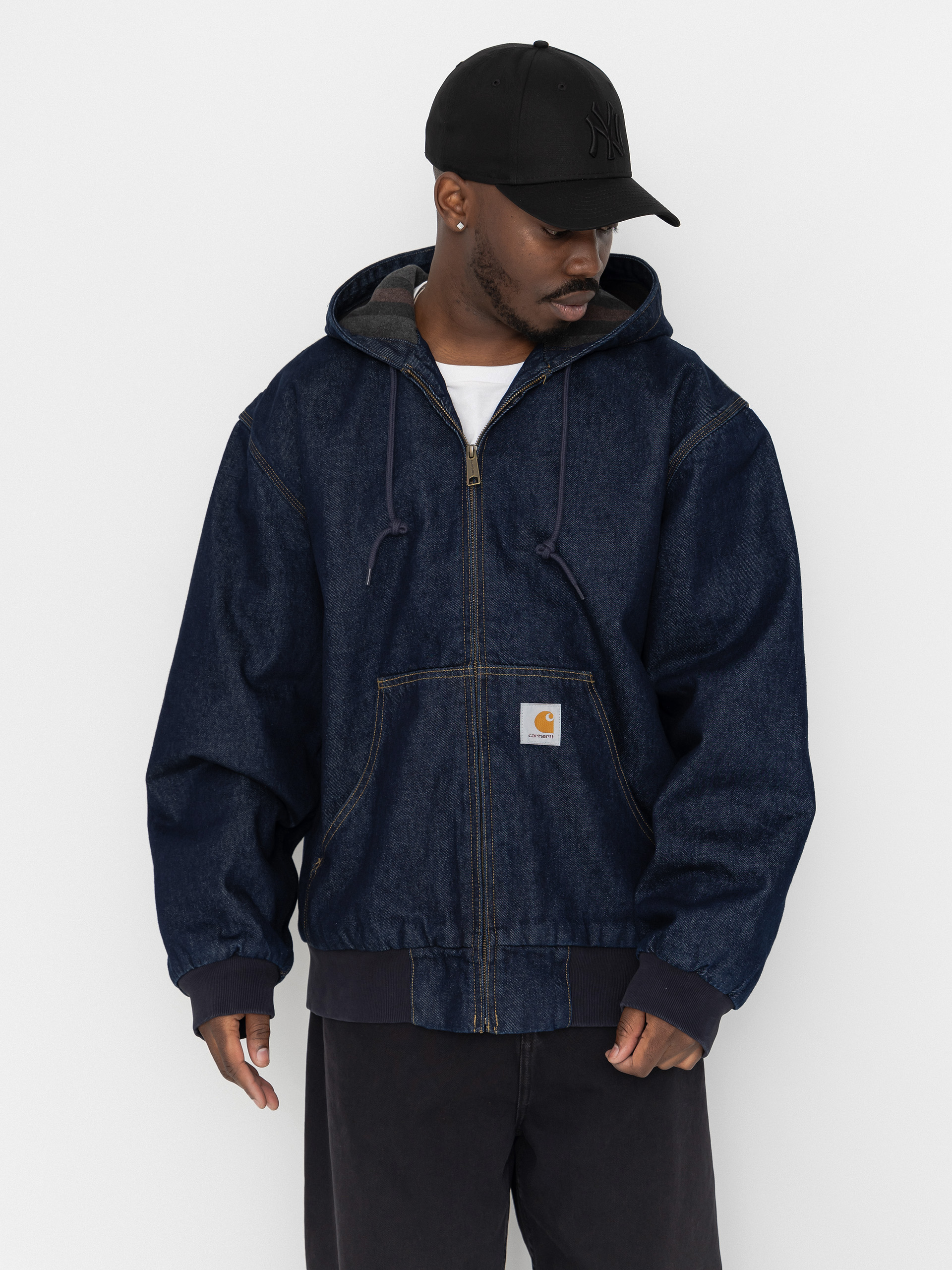 Kurtka Carhartt WIP OG Active (blue/rinsed)