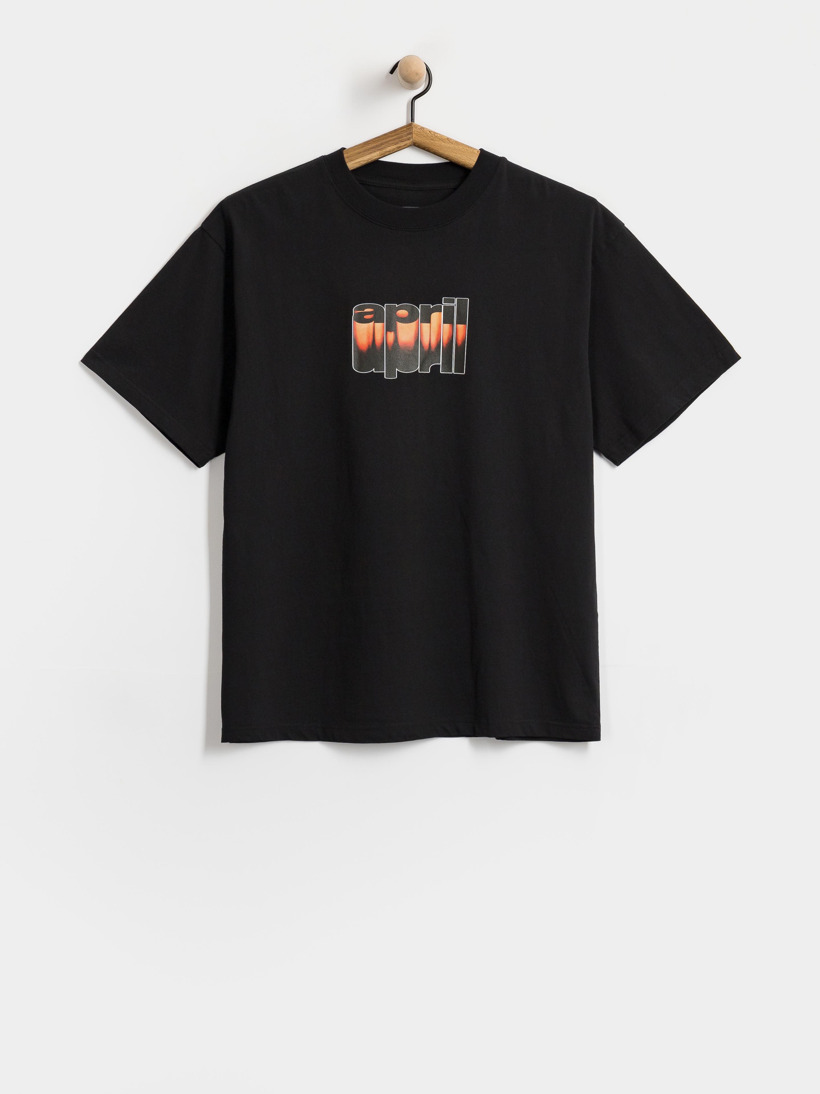 T-shirt April Skateboards Rusted Over (black)