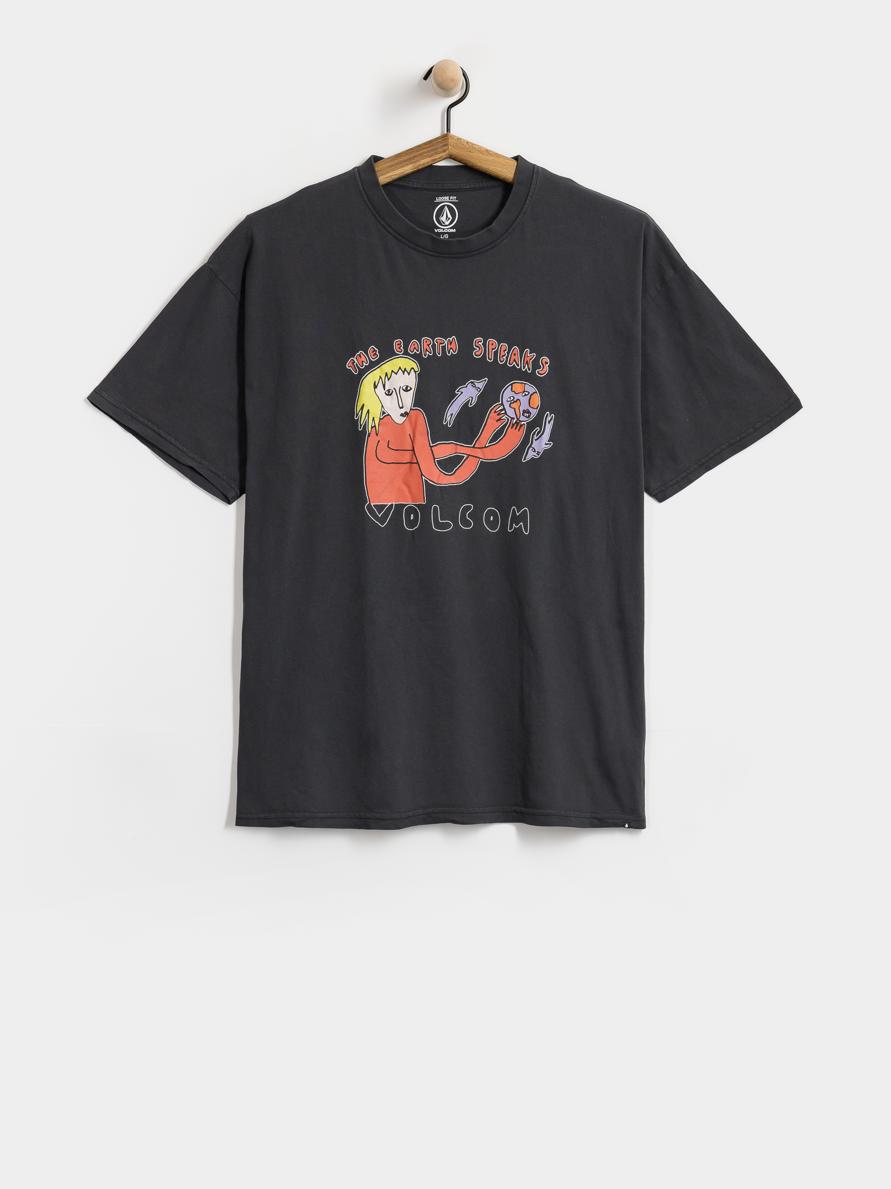 T-shirt Volcom Earth Speaks Lse (black)